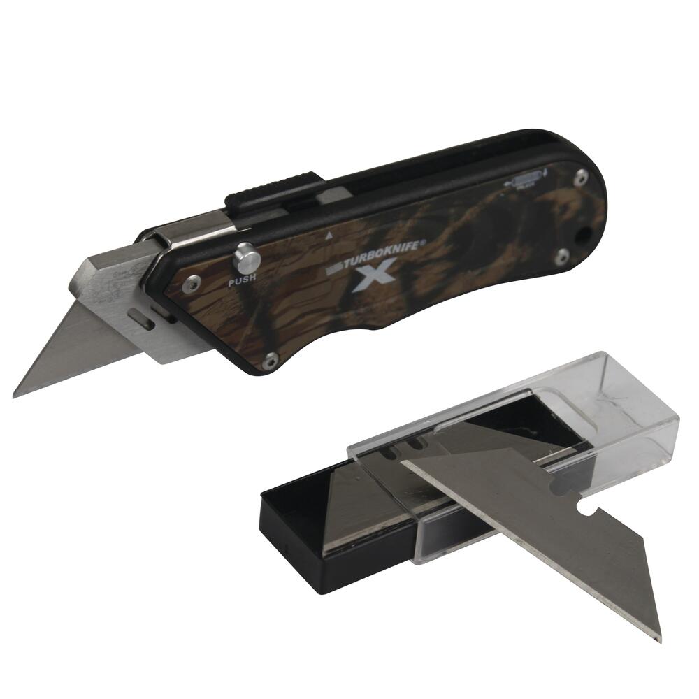 Olympia Tools Turboknife X CAMO Quick Change Retractable Utility Knife