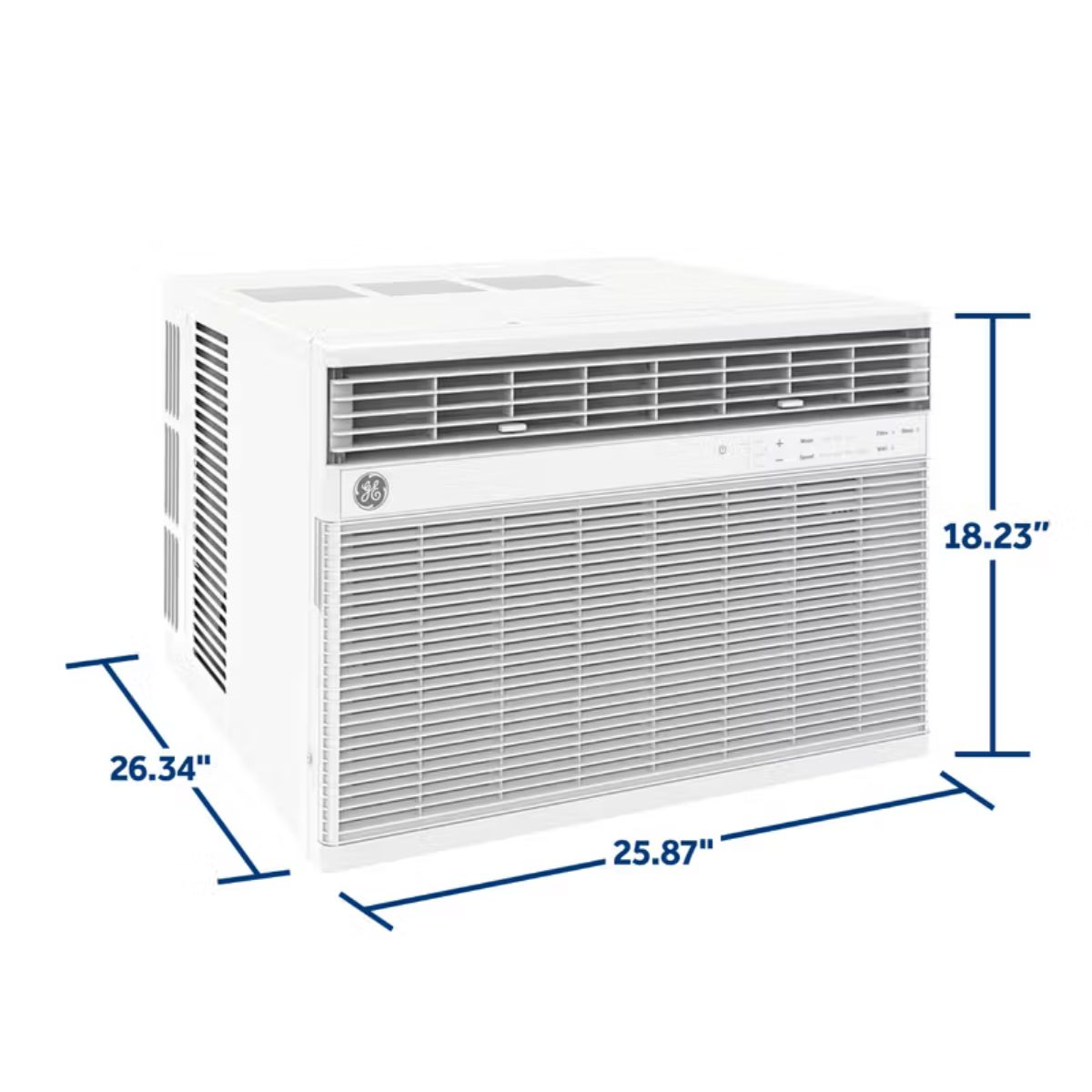 GE 24,000 BTU Smart Electronic Window Air Conditioner for Extra-Large Rooms up to 1,500 sq. ft.