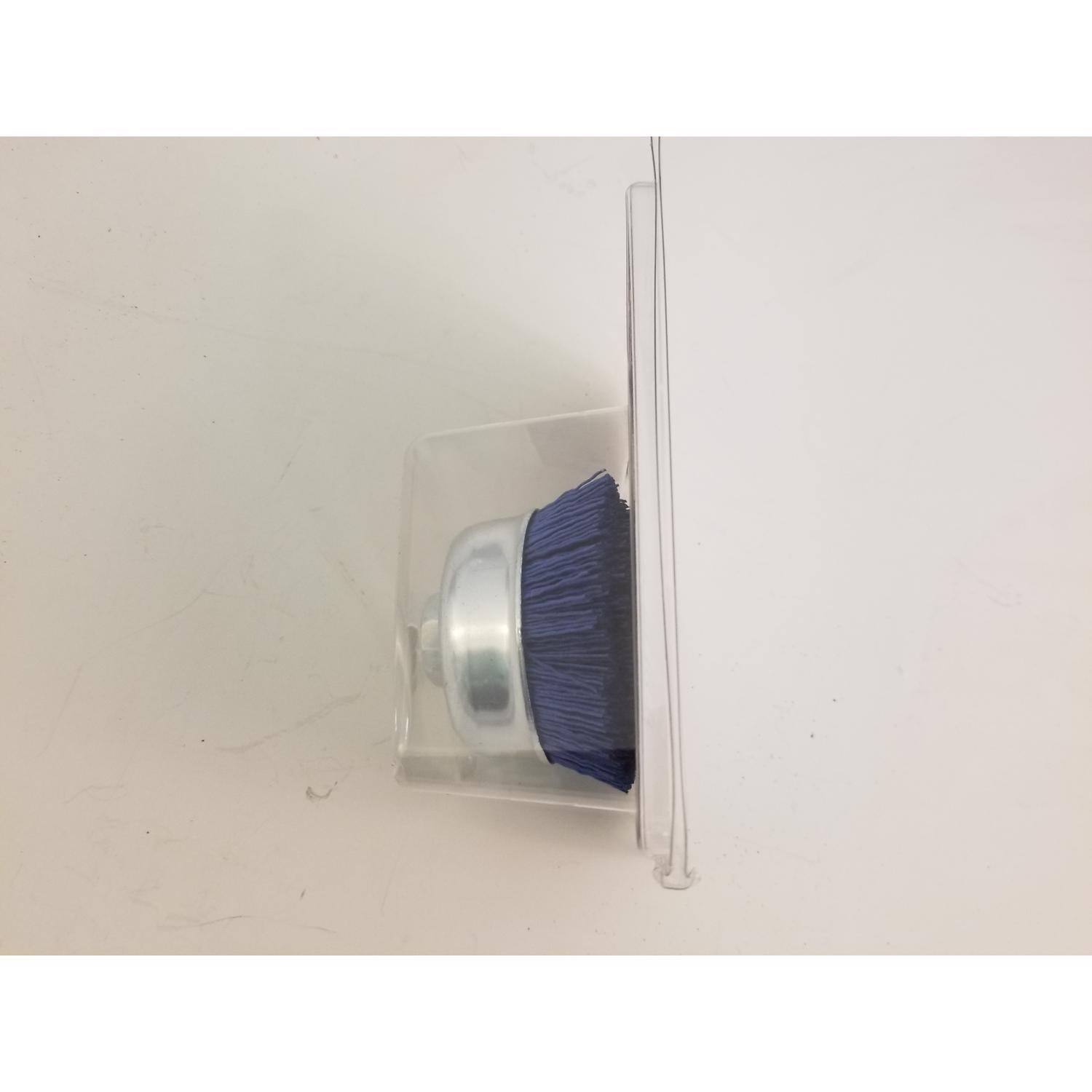 Dico Nyalox 2.5 in. D X 1/4 in. X 1/4 in. D Crimped Nylon Mandrel Mounted Cup Brush 4500 rpm 1 pc