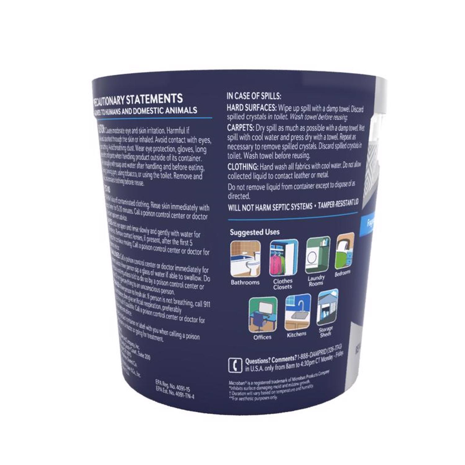 DampRid Refillable Moisture Absorber No Scent 10.5 oz