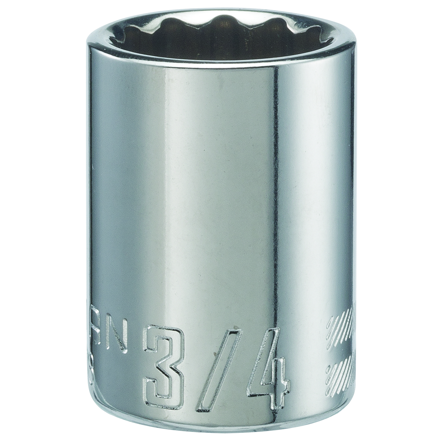 Craftsman 3/4 in. X 1/2 in. drive SAE 12 Point Standard Shallow Socket 1 pc