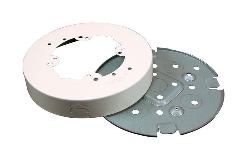 Legrand Round Metal Fan Box Ivory