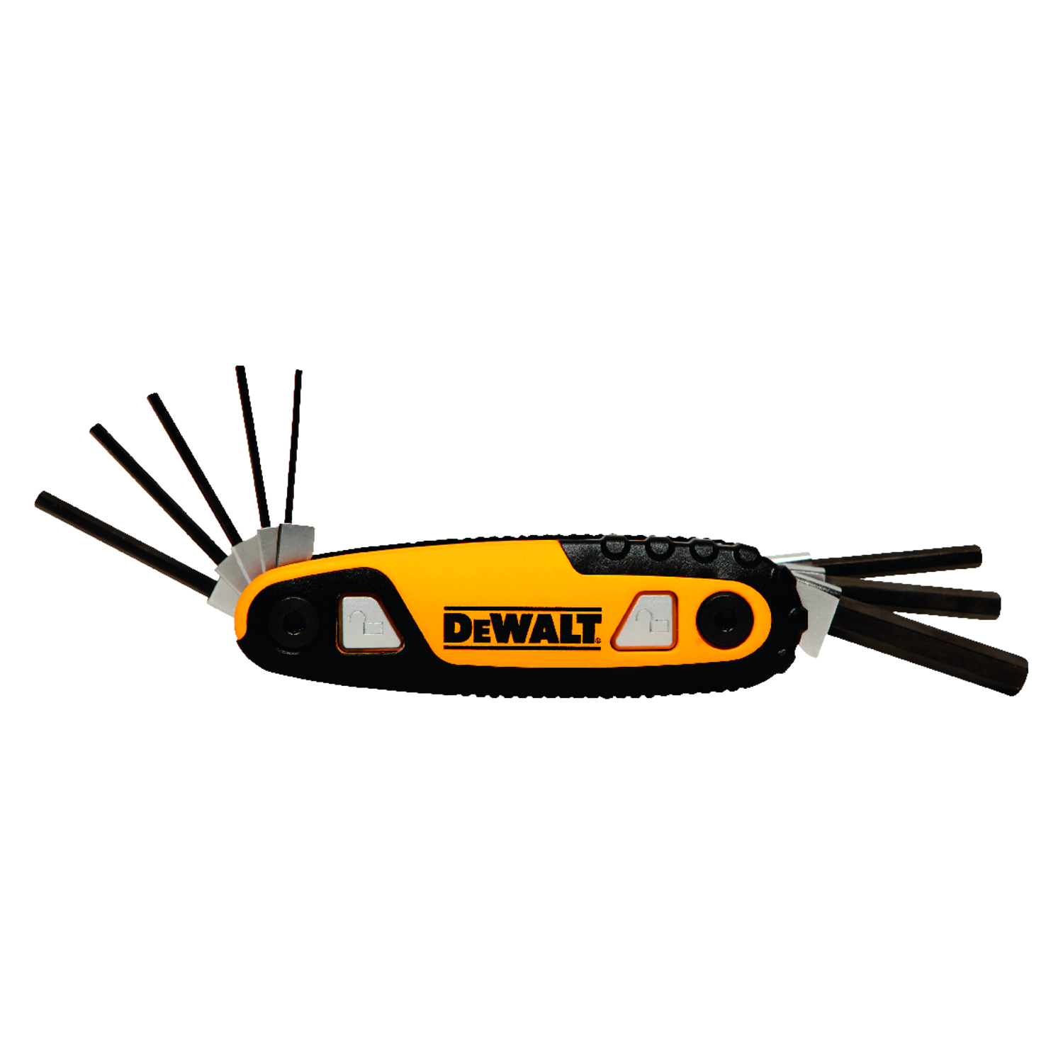 DeWalt Multi-Size Metric Fold-Up Locking Hex Key Set 8 pc