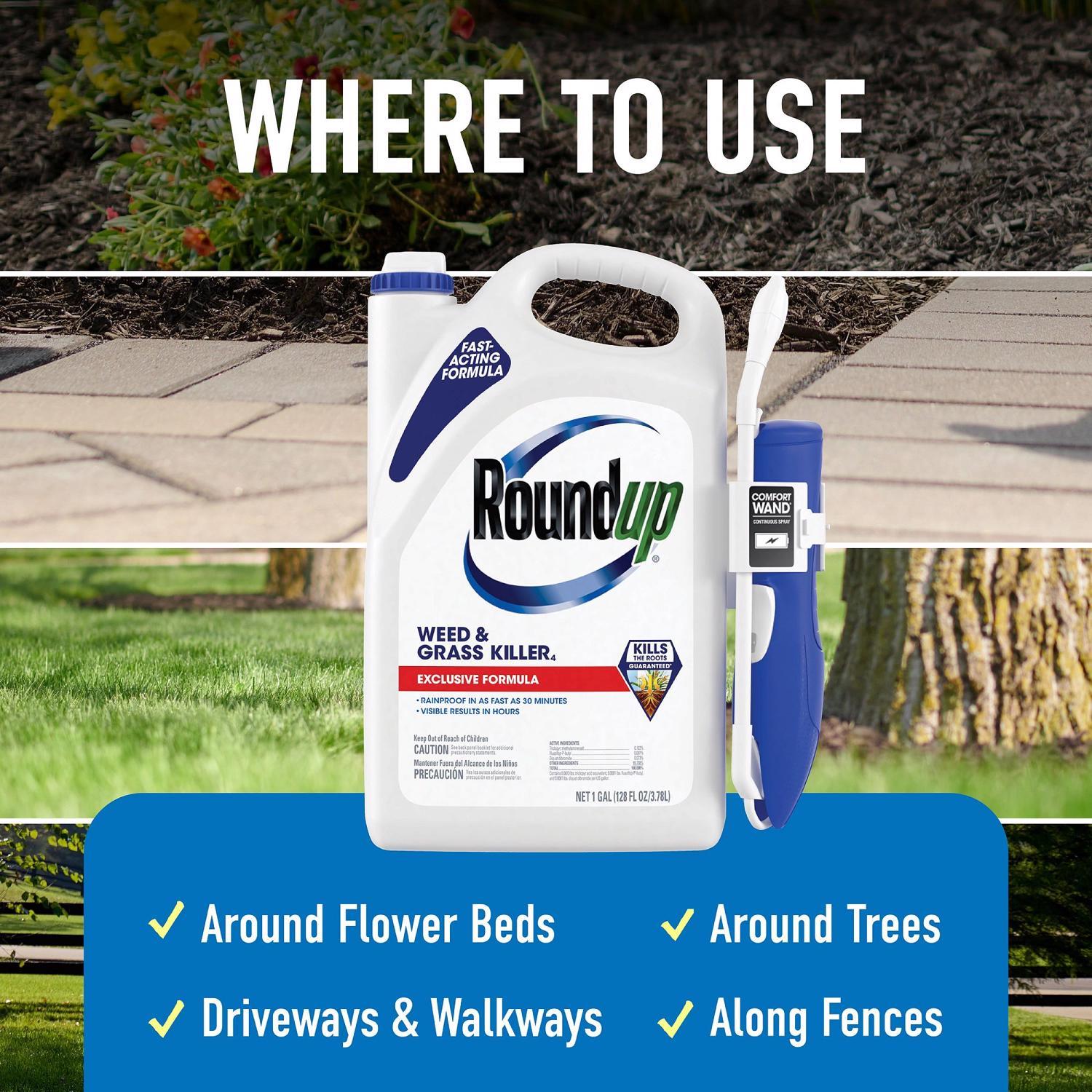 Roundup Weed and Grass Killer RTU Liquid 1 gal