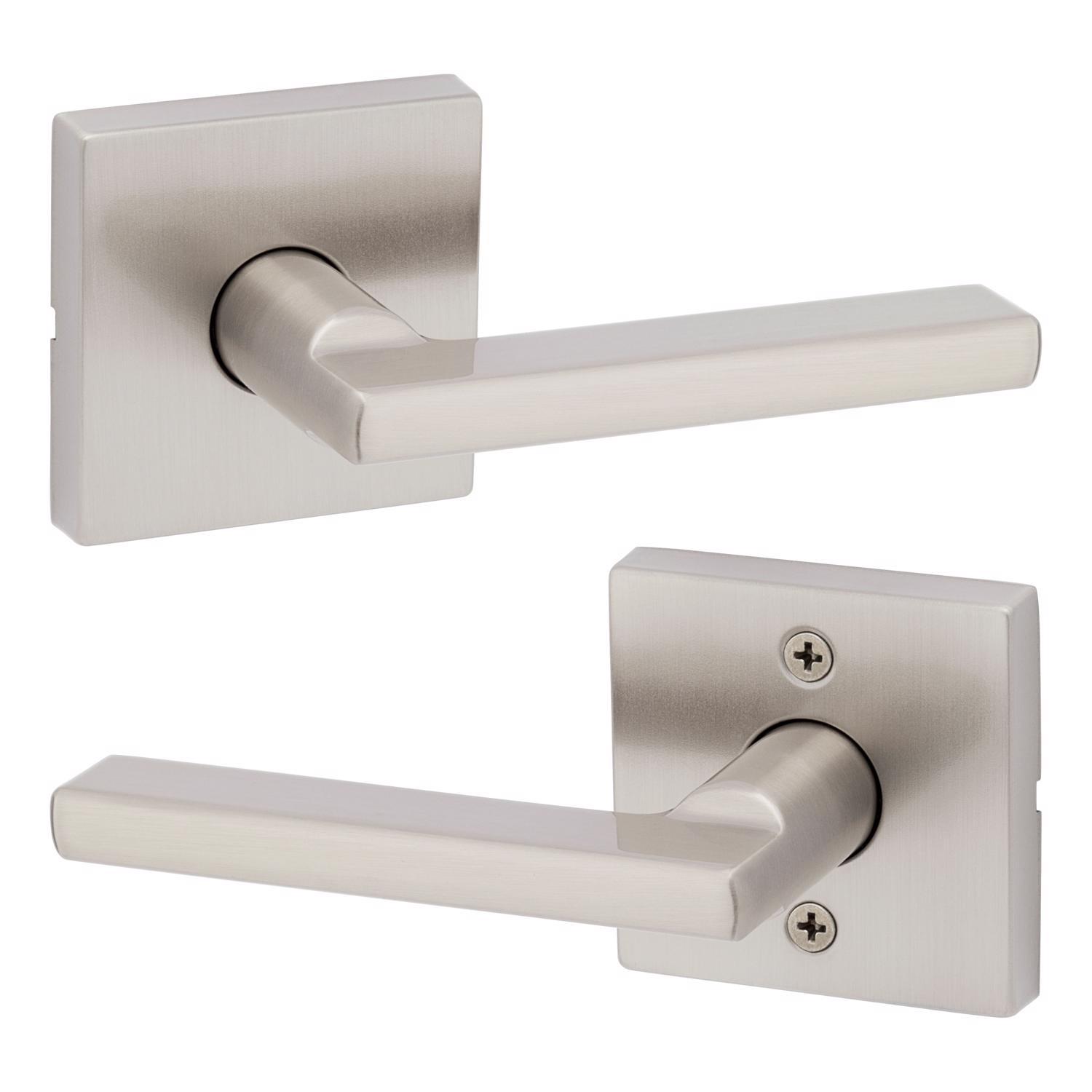 Kwikset Halifax Satin Nickel Passage Lever Right or Left Handed