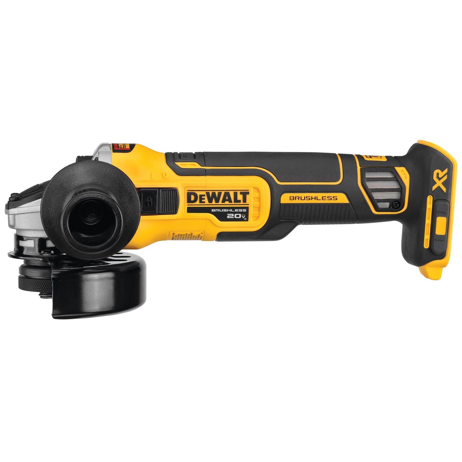 DEWALT 20V MAX Cordless 4-1/2 in. Small Angle Grinder Tool Only