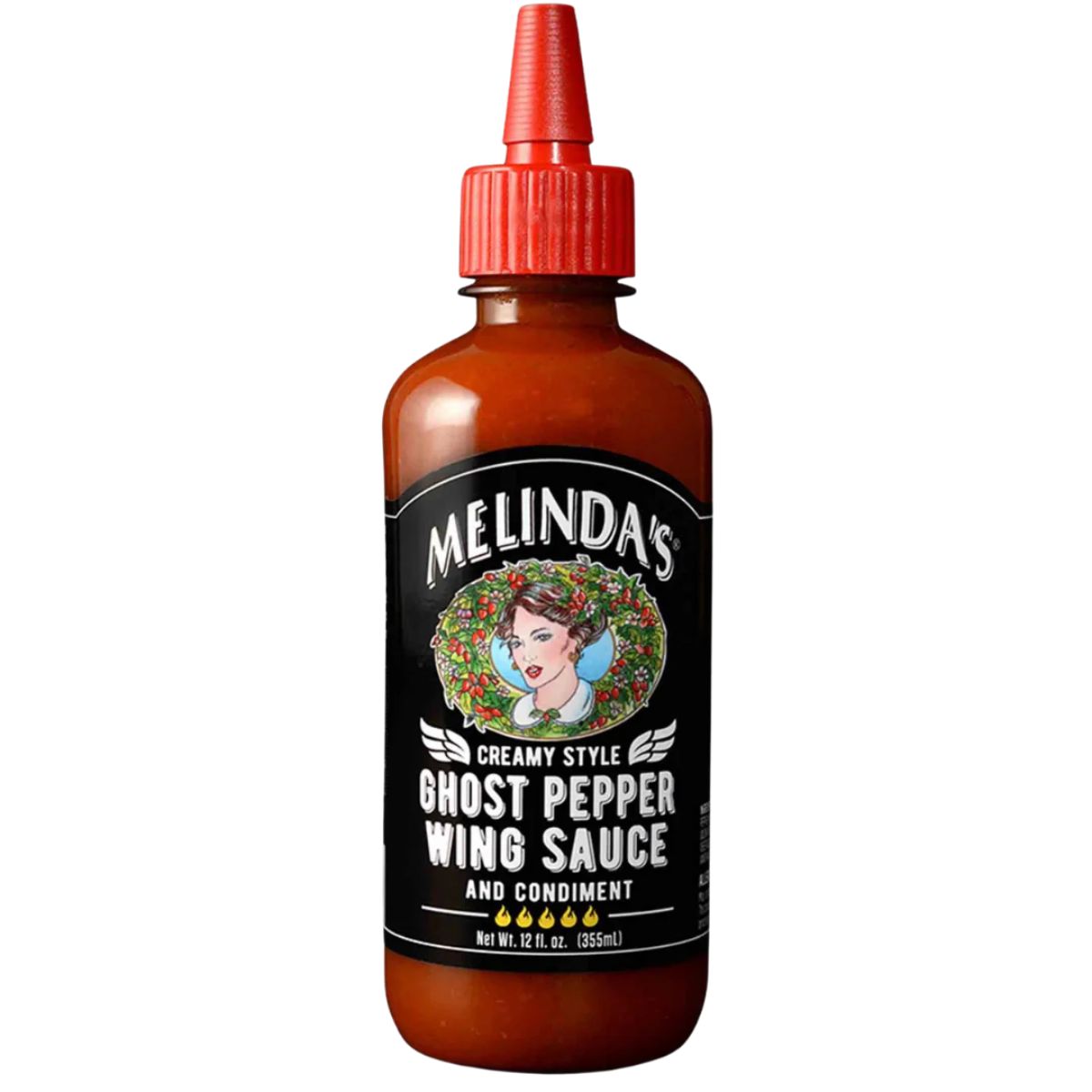 Melinda's Creamy Style Ghost Pepper Wing Sauce 12 oz.