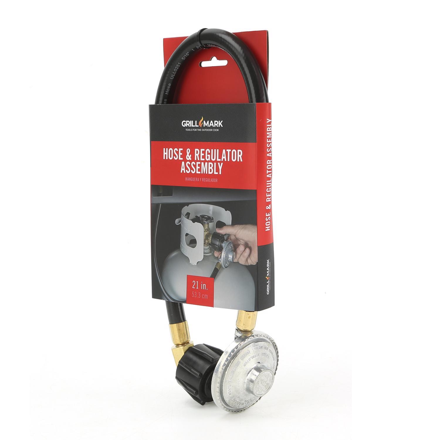 Grill Mark 21 in. L Rubber Propane Hose and Regulator