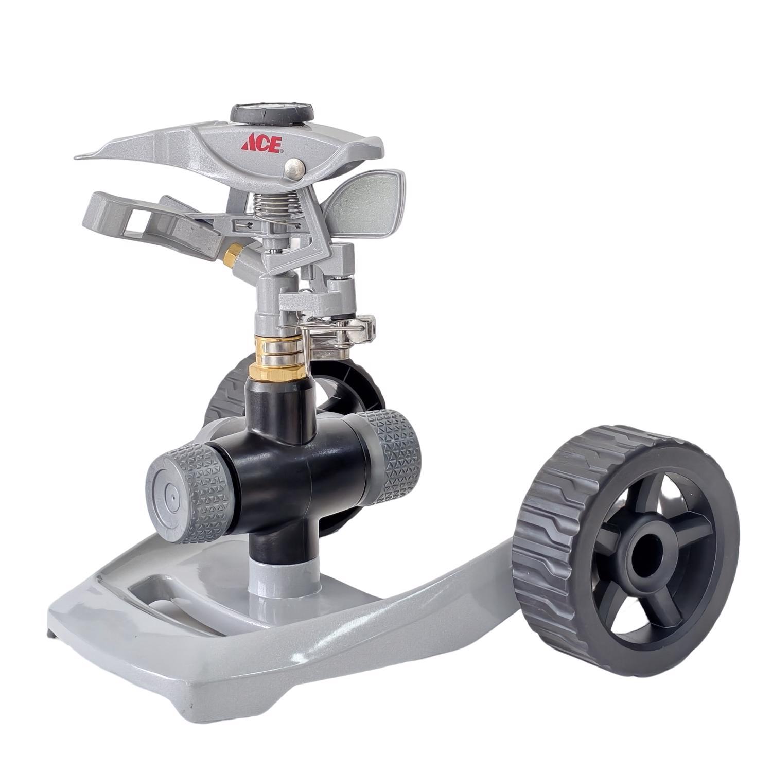 Ace Plastic Wheeled Base Impact Sprinkler 5800 sq ft 1 pk