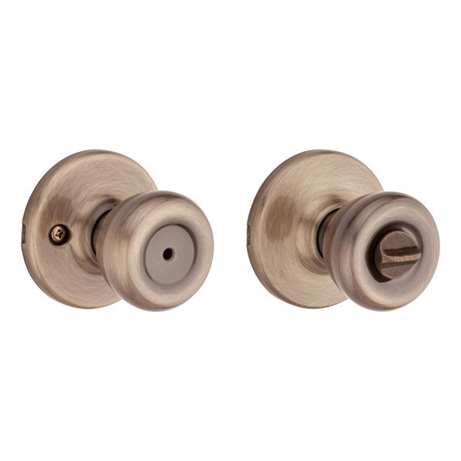 Kwikset Tylo Antique Brass Privacy Knob