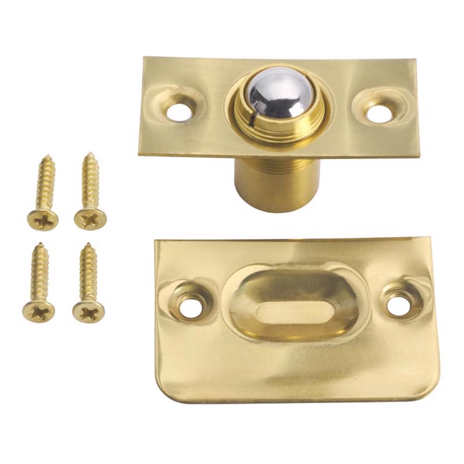 Ace 1 in. H X 1 in. W X 2.1 in. D Brass Ball Catch
