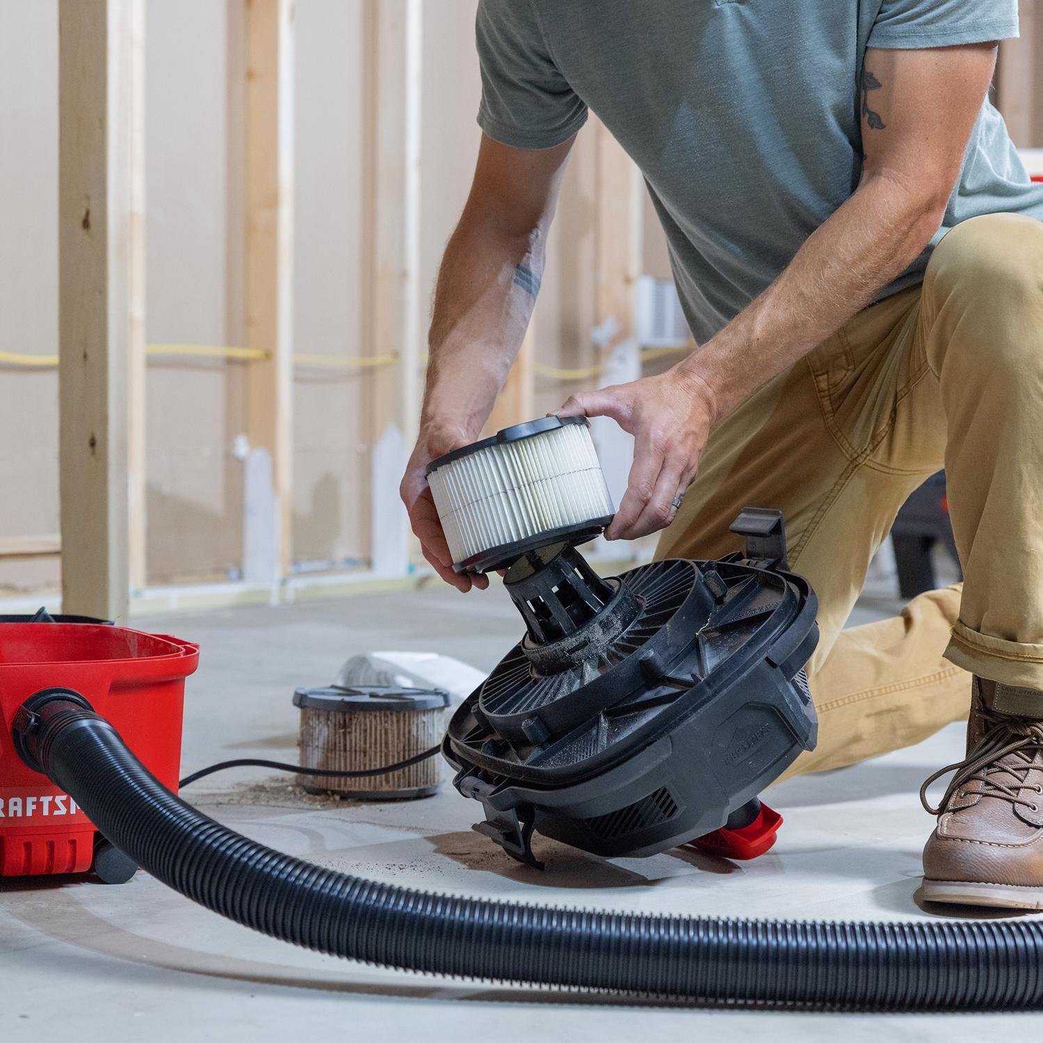 Craftsman 6.75 in. D General Purpose Wet/Dry Vac Cartridge Filter 4 gal 1 pc