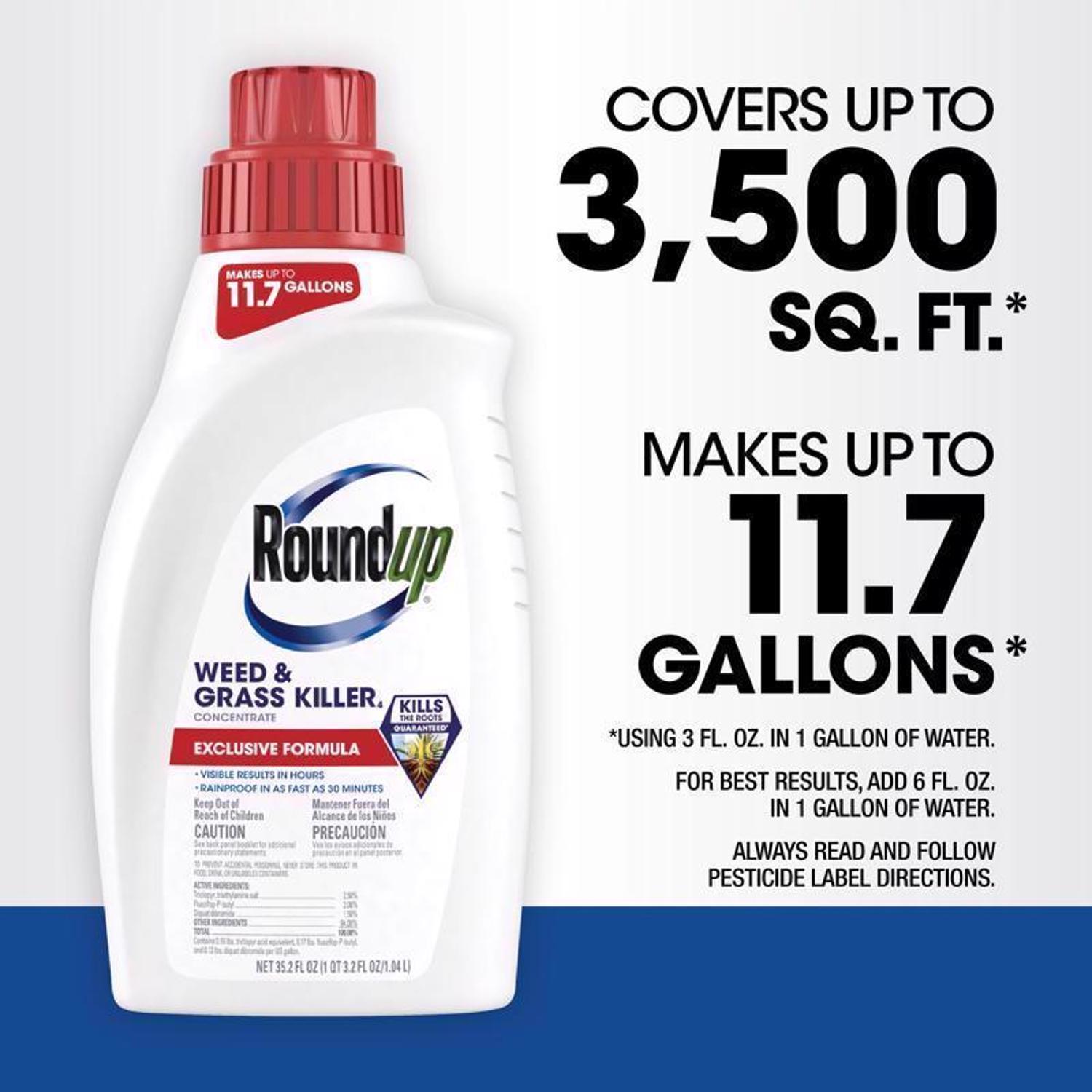 Roundup Weed and Grass Killer Concentrate 35.2 oz