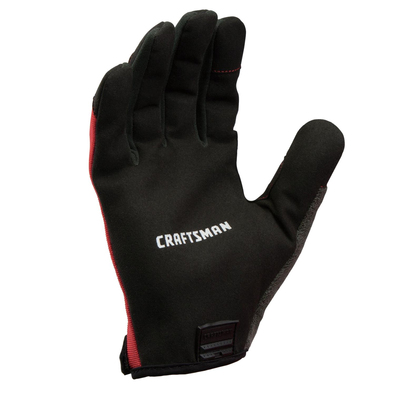 Craftsman XL Nylon Black/Red Dipped Gloves
