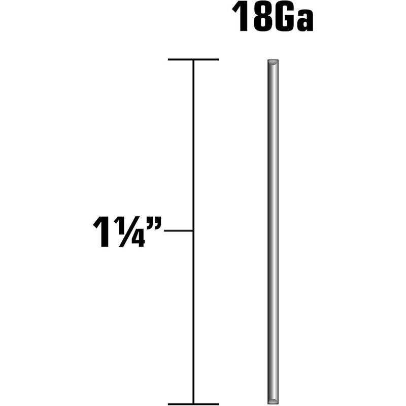 Metabo HPT Brad Nails, 1-1/4in. x 18 Gauge, 5000 Count