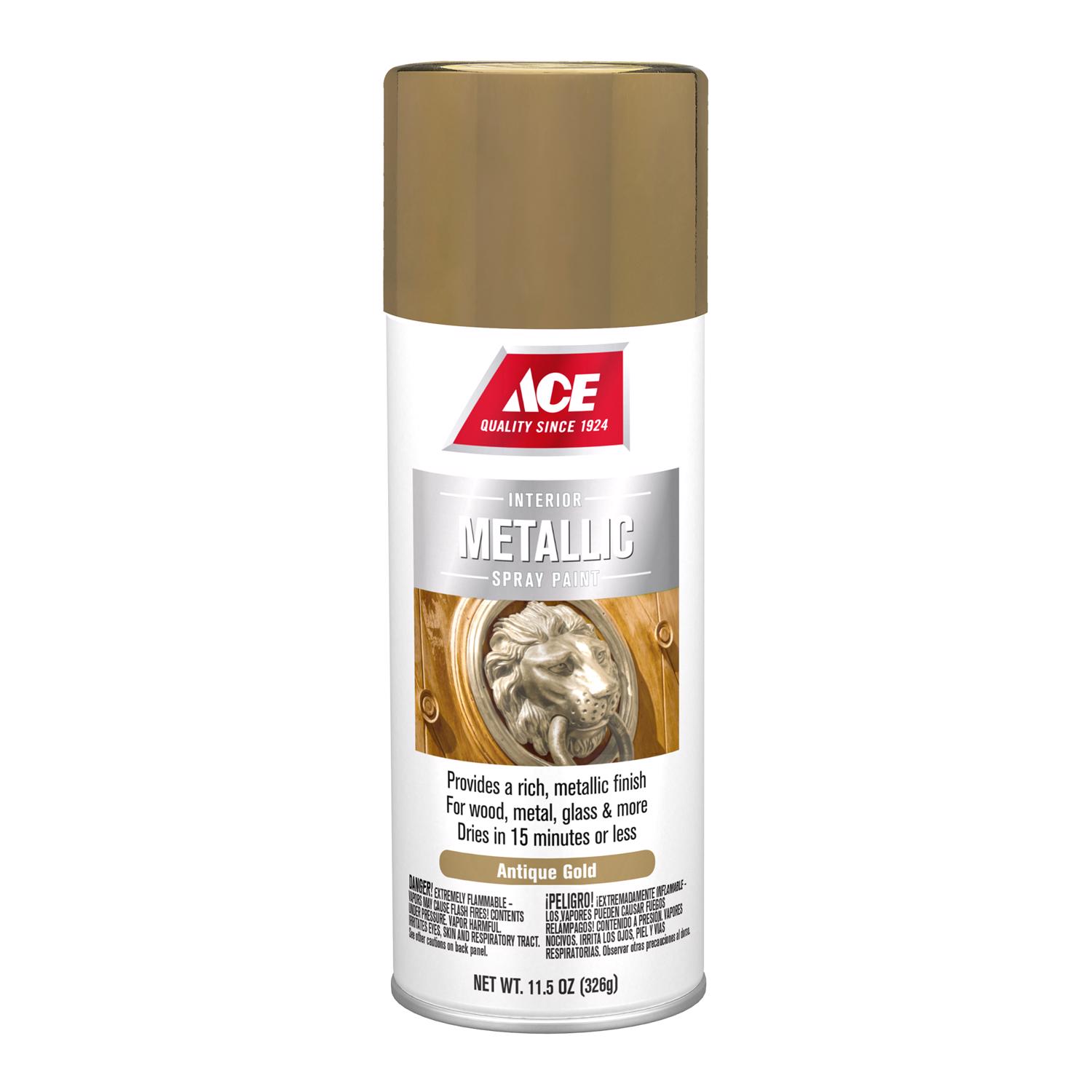 Ace Metallic Antique Gold Spray Paint 11.5 oz