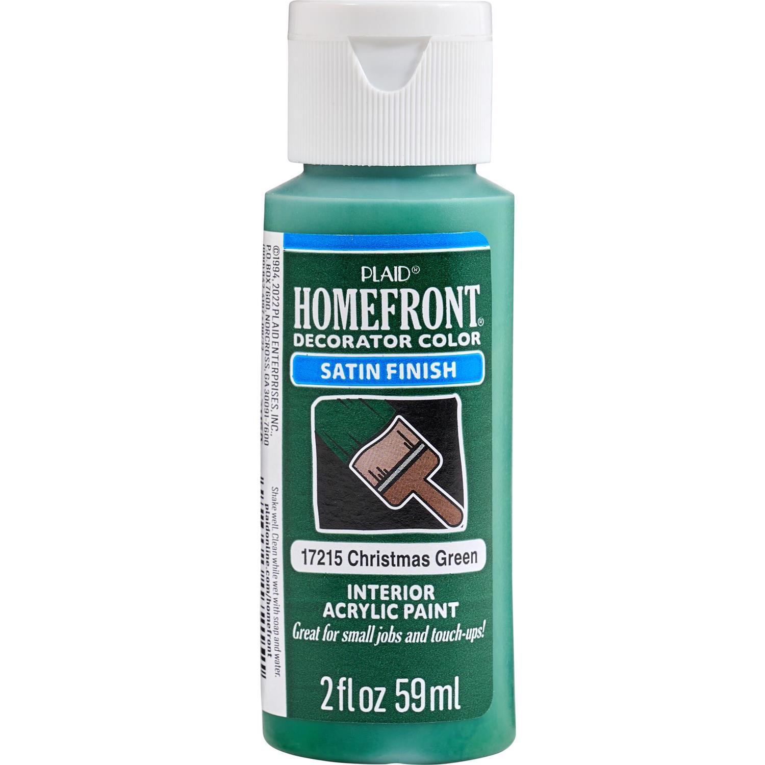 Homefront Satin Christmas Green Hobby Paint 2 oz