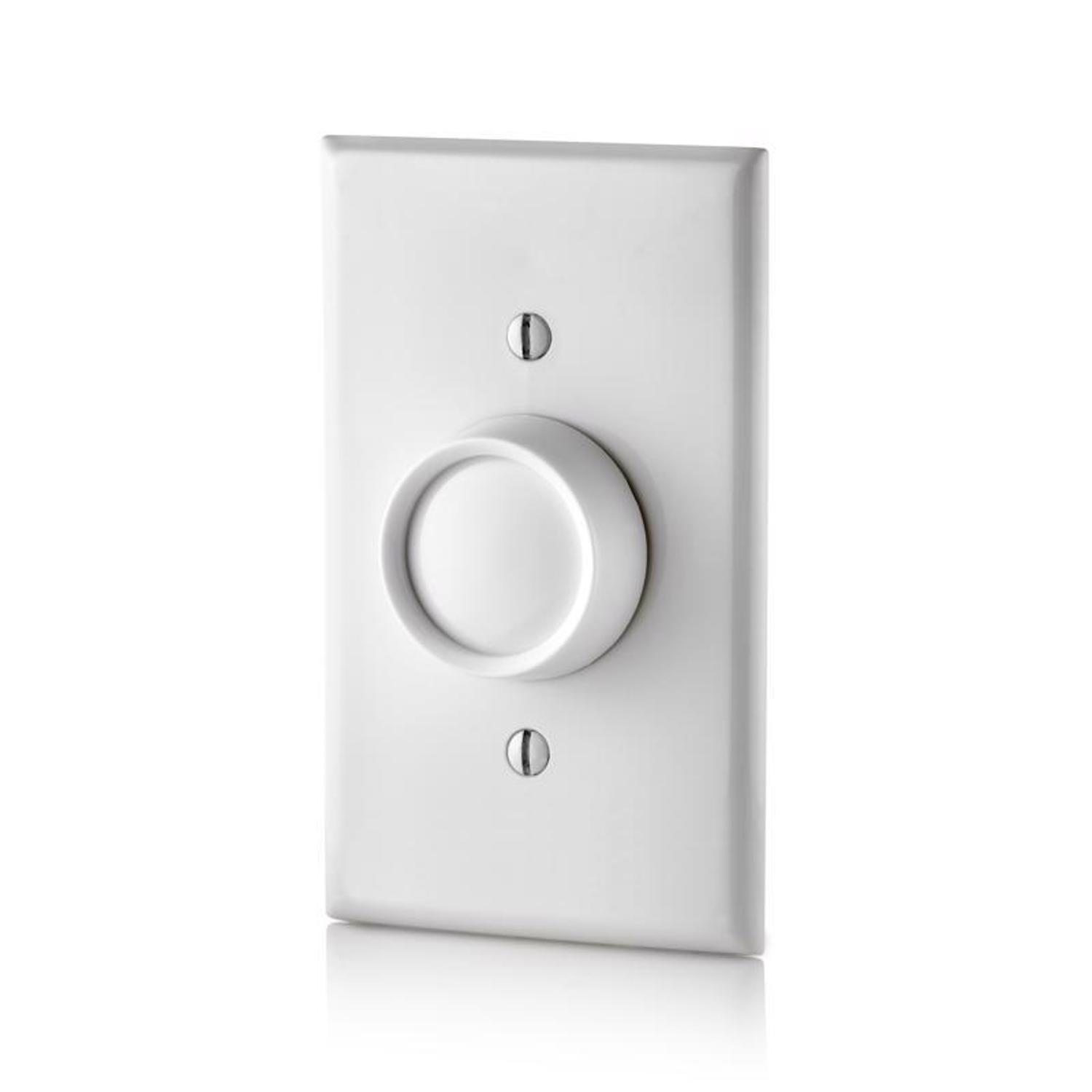Leviton Trimatron Light Almond & White 600 W Rotary Dimmer Knob 1 pk