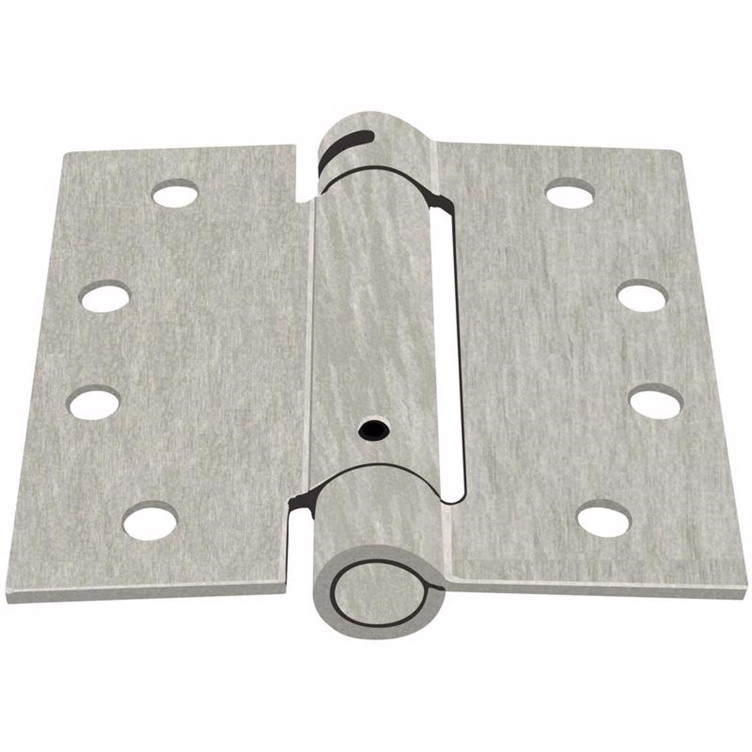 Ace 4 in. L Satin Nickel Self Closing Hinge 1 pk