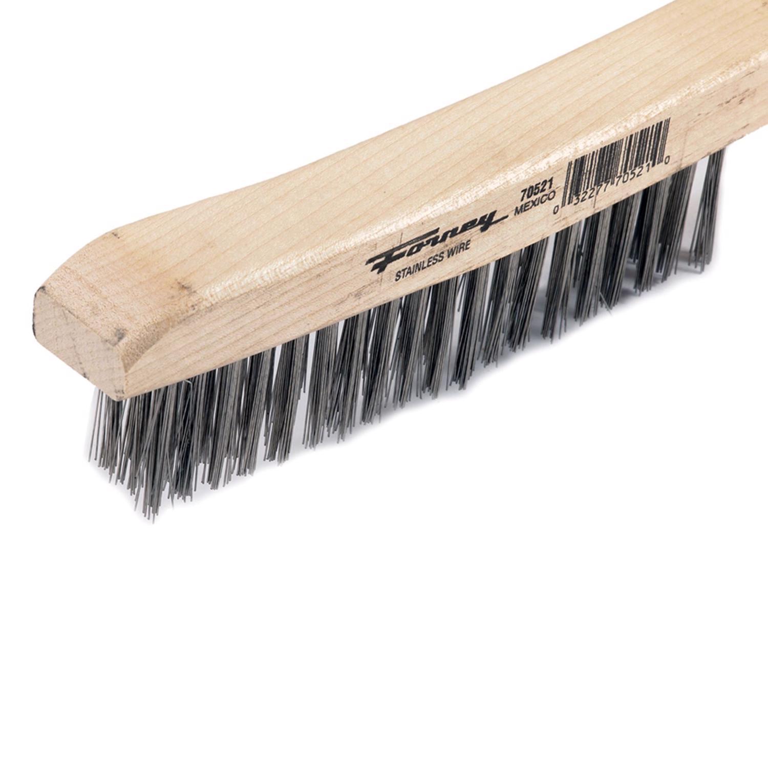 Forney 13-3/4 in. L X 2.25 in. W Scratch Brush Wood 1 pc