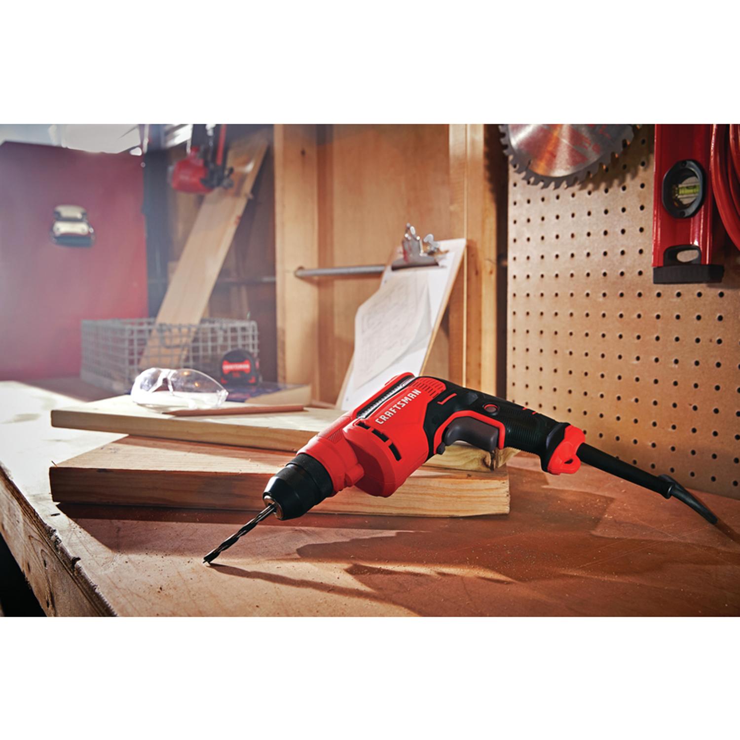 CRAFTSMAN 7 amps 3/8 in. Corded Drill Driver