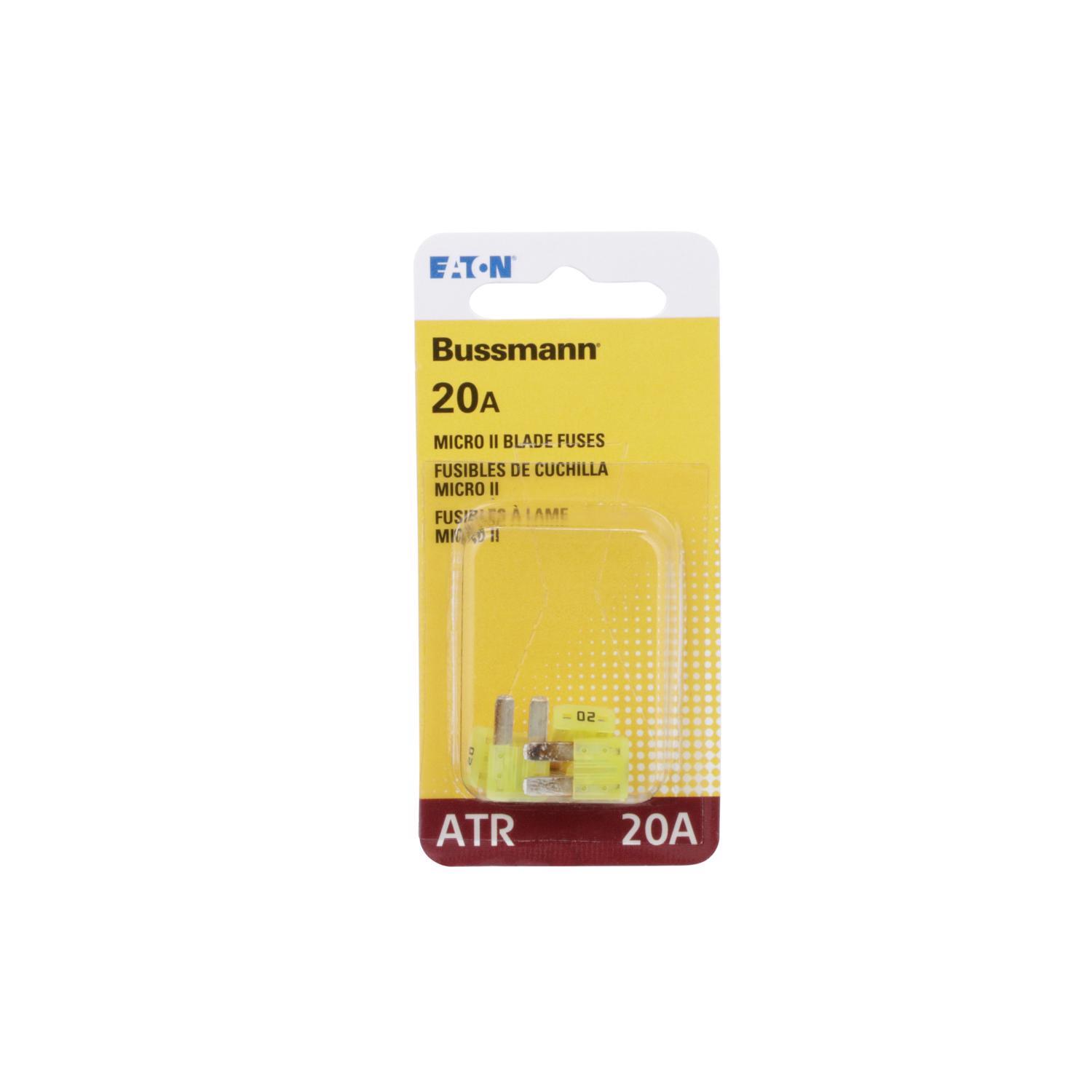 Bussmann 20 amps ATR Yellow Blade Fuse 1 pk