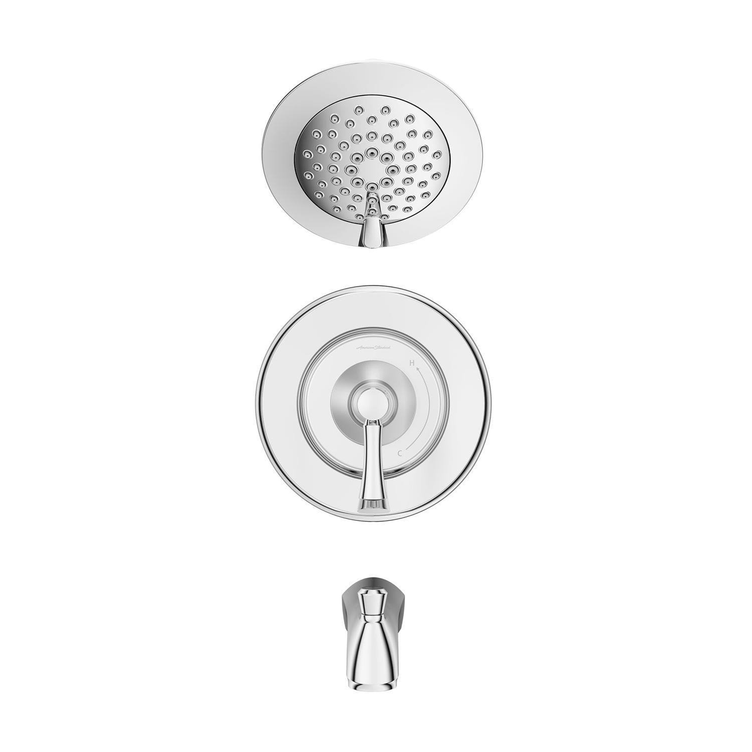 American Standard Chancellor Chrome Tub and Shower Faucet Rebuild Trim Kit