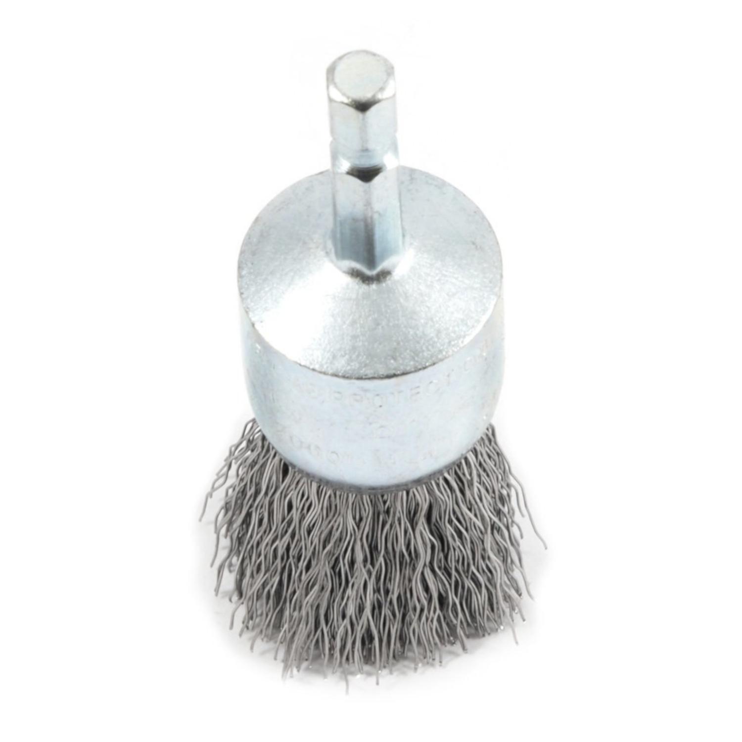 Forney 1 in. Crimped Wire Wheel Brush Metal 20000 rpm 1 pc