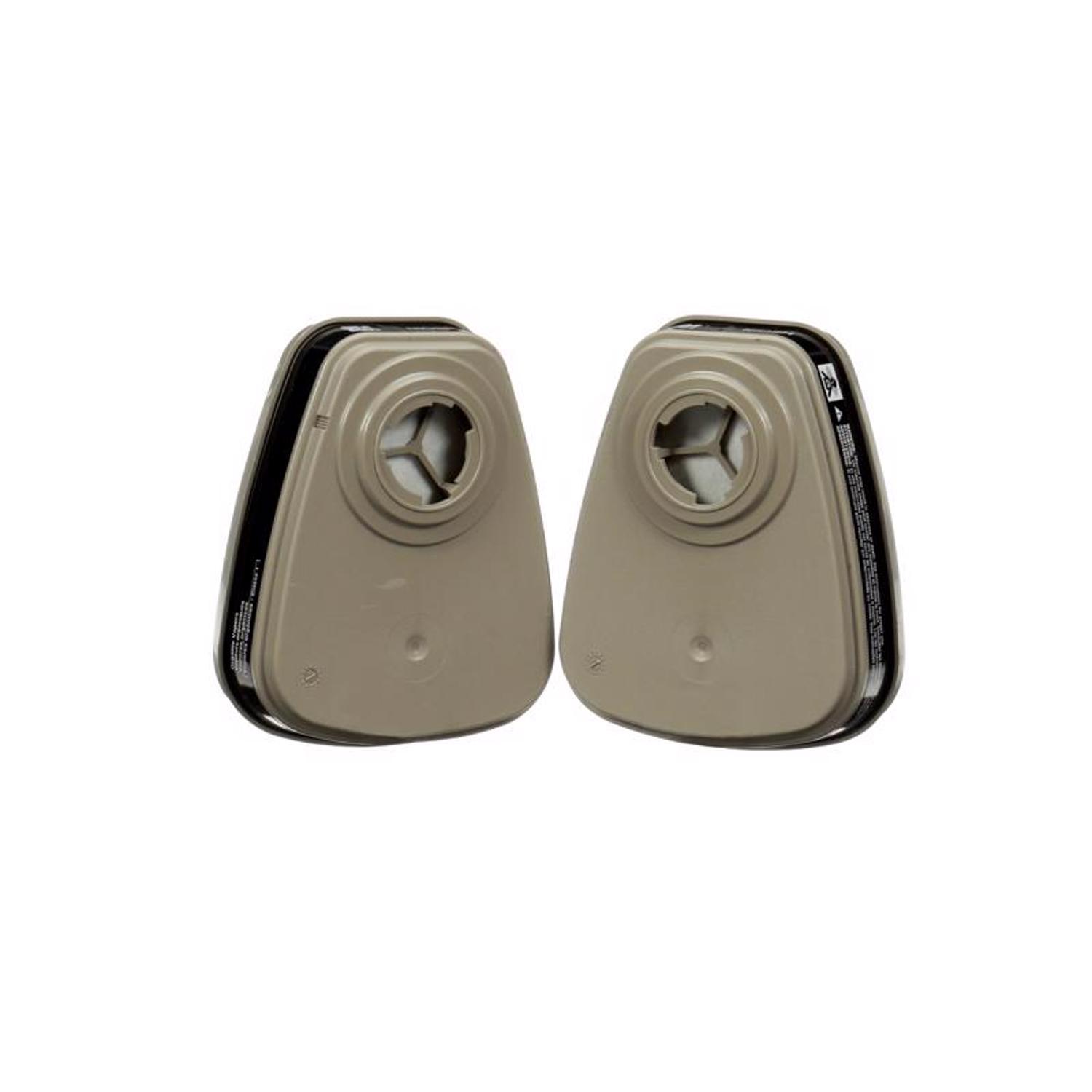 3M KN95 Sanding and Lead Paint Removal Replacement Cartridge 6000 Gray 1 pair