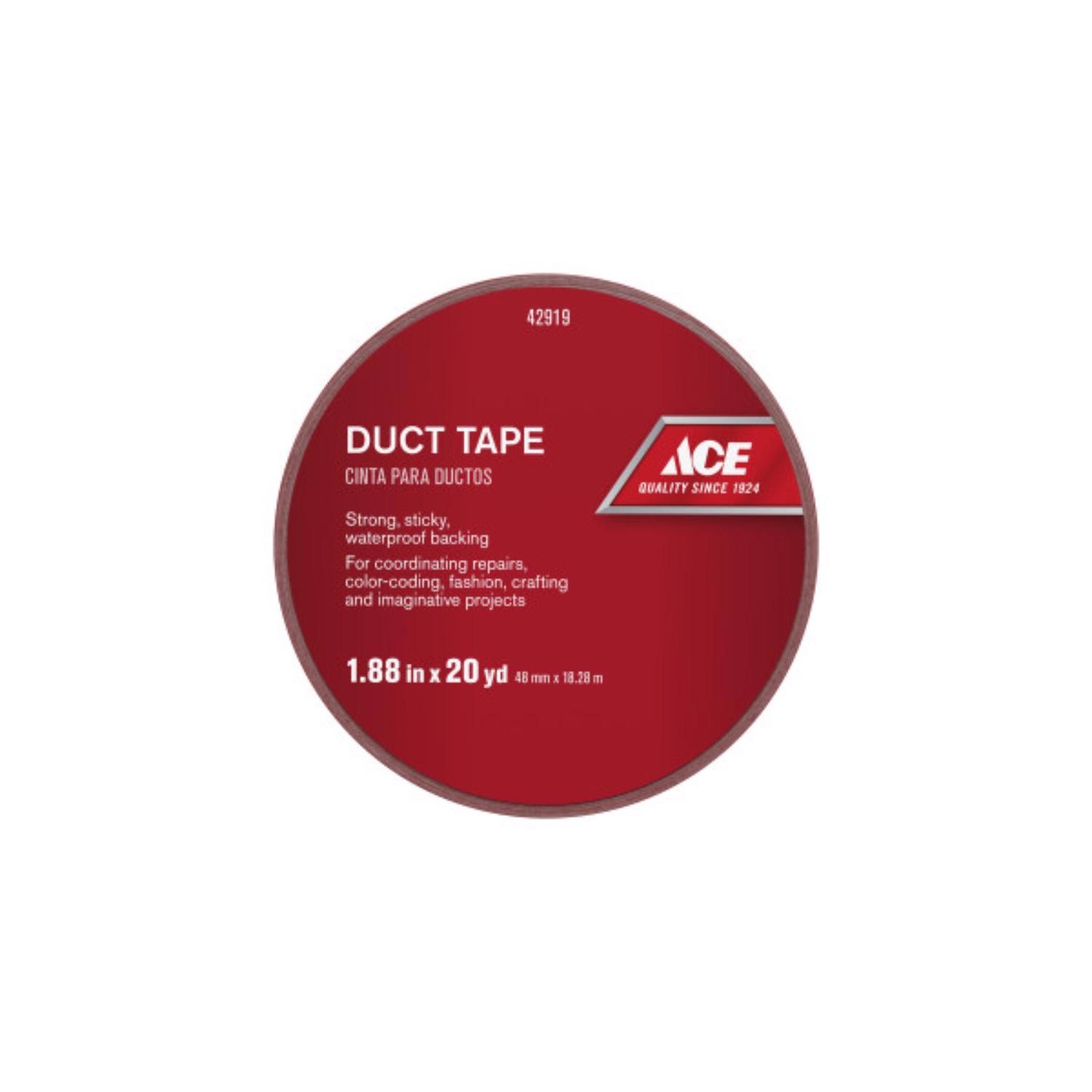 Ace 1.88 in. W X 20 yd L Red Solid Duct Tape