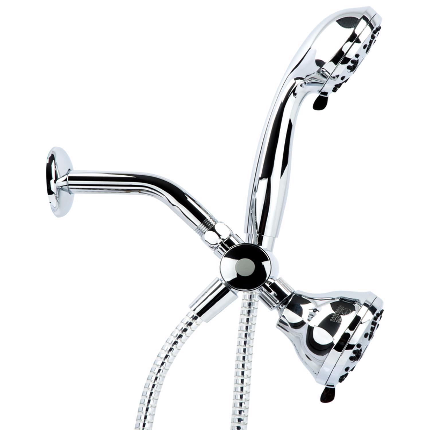 OakBrook Chrome PVC 5 settings Showerhead Combo 1.8 gpm