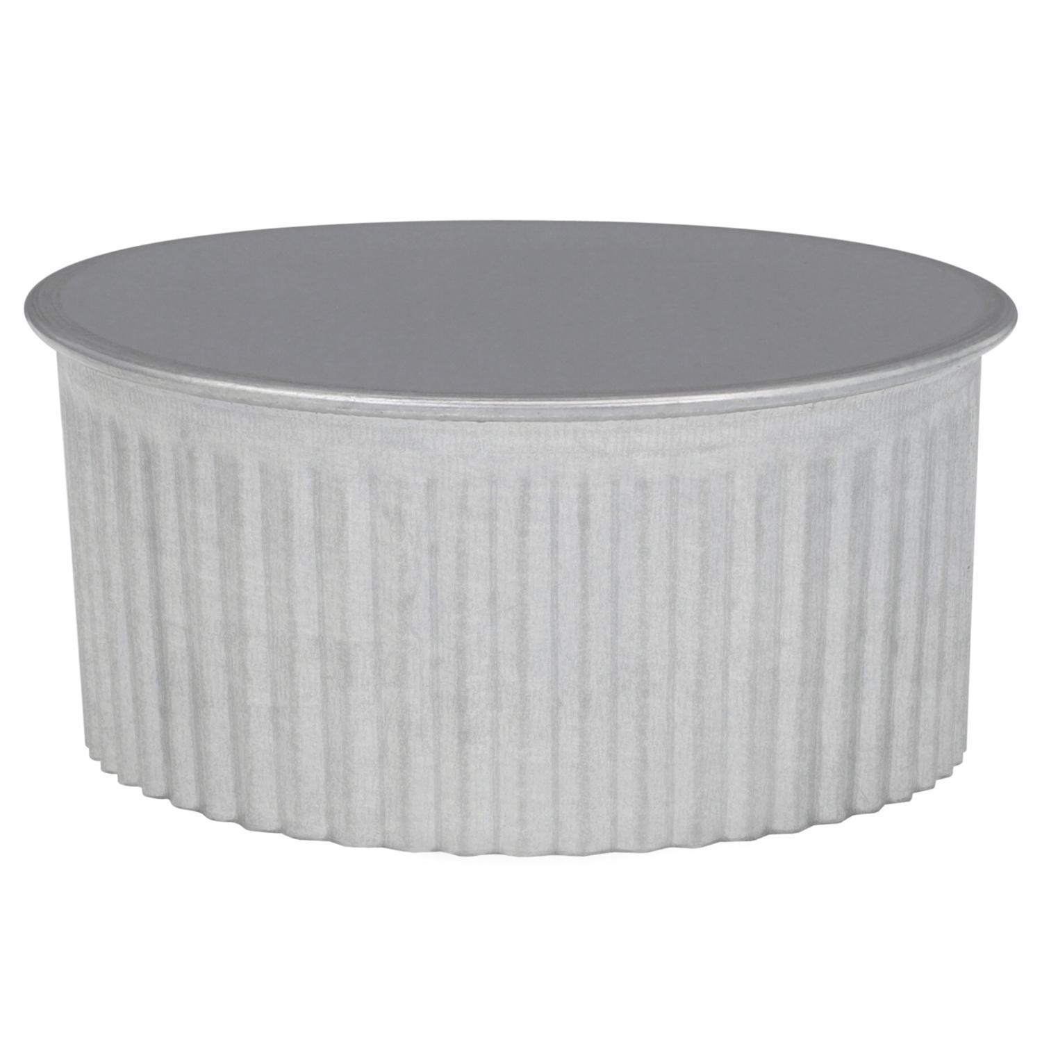 Imperial 4 in. D Galvanized Steel Crimped Pipe End Cap
