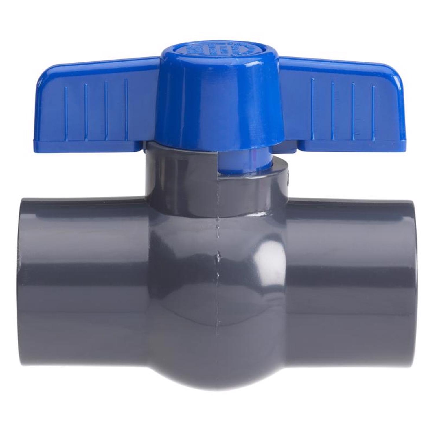 Homewerks 1/2 in. PVC FIP Ball Valve Full Port T-Handle