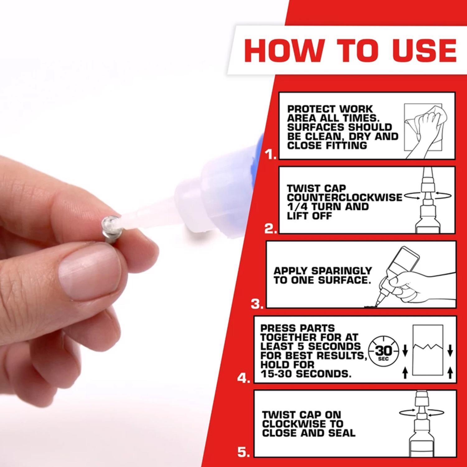 Loctite Professional High Strength Glue Clear Super Glue 0.71 oz