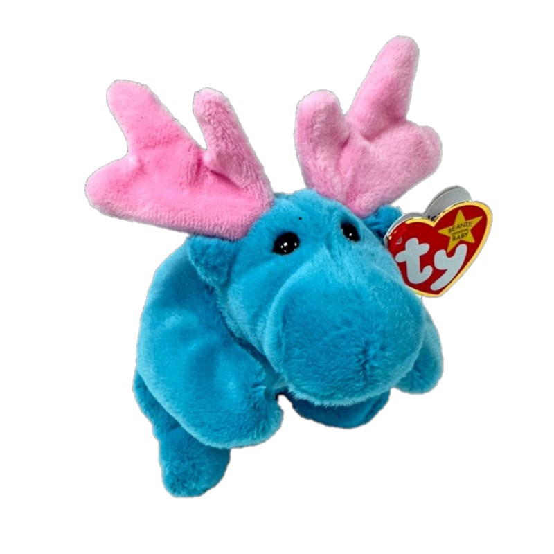 TY Hudson blue moose