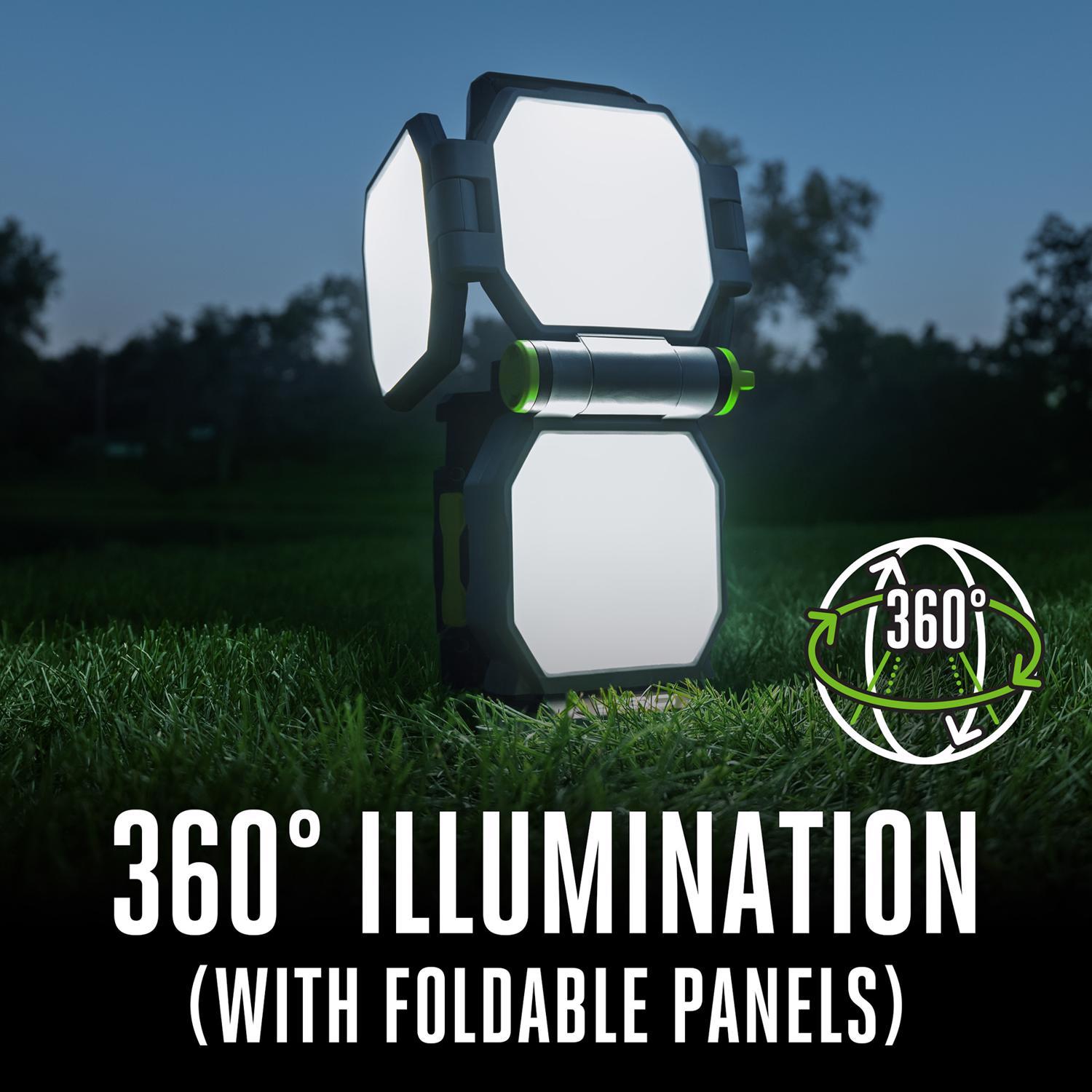 EGO Power+ 4-3/4 in. 4-Panel lights LED Portable Area Light TOOL ONLY