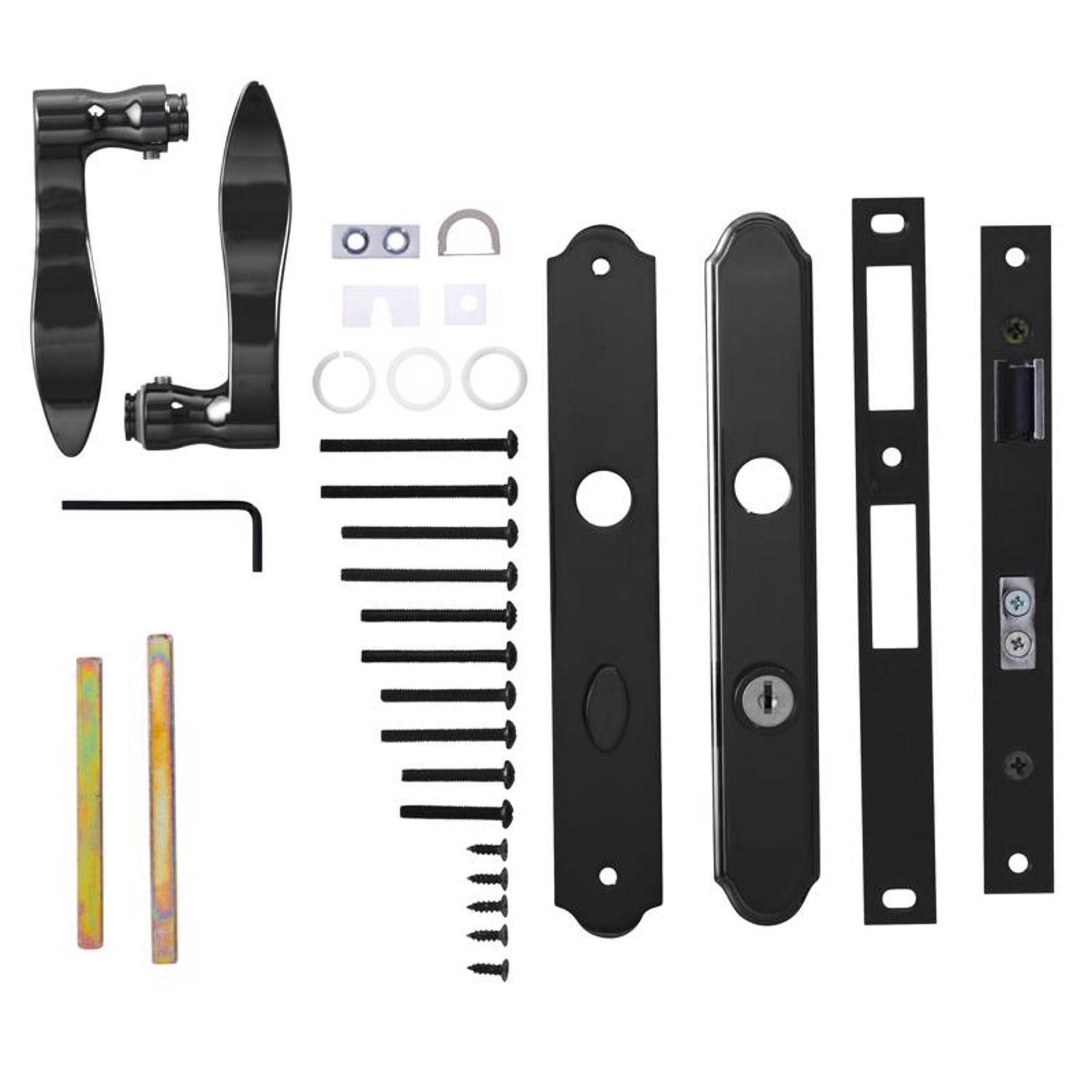 Ace Matte Black Metal Mortise Latch 1 pk