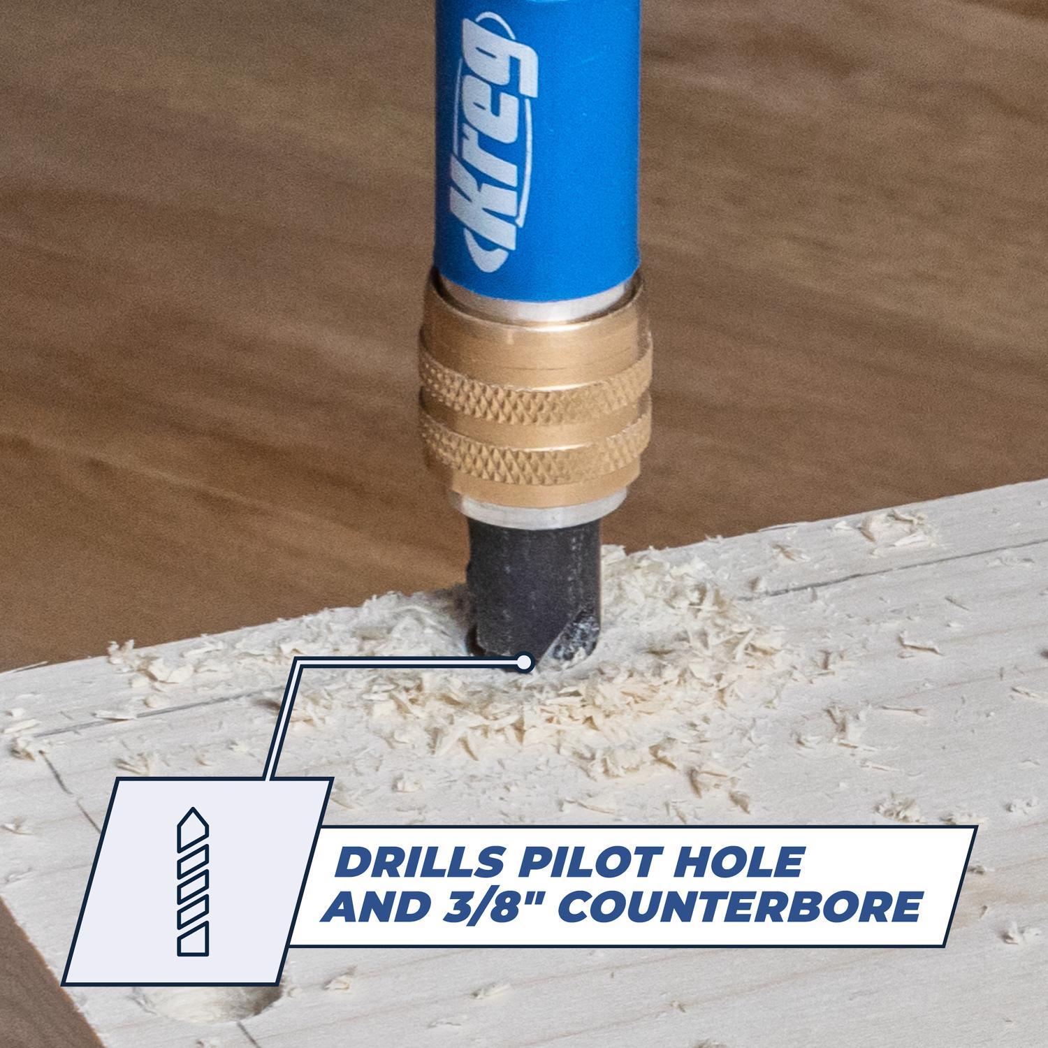 Kreg Quick-Flip Metal Drill Attachment 1 pc