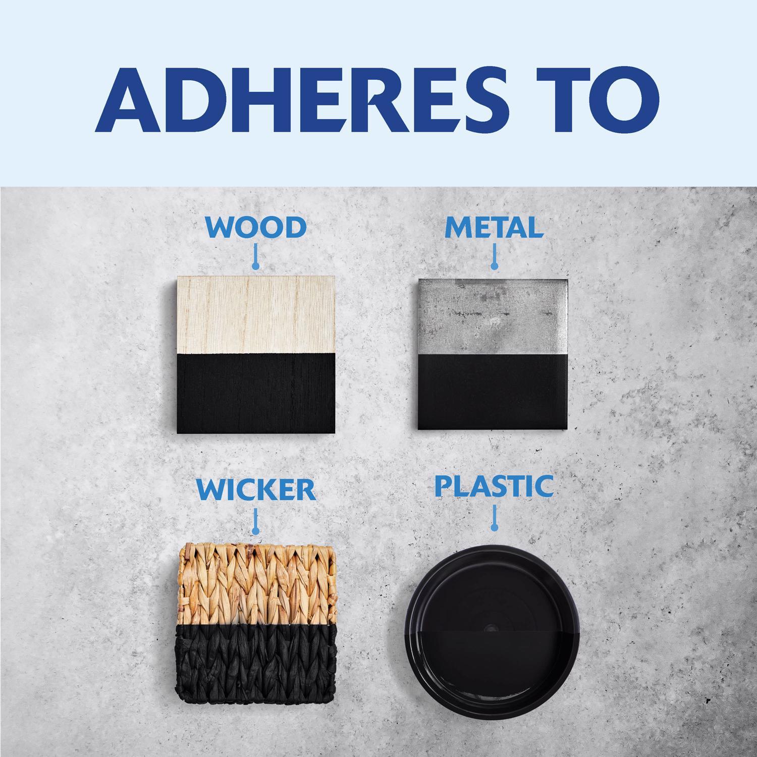 Rust-Oleum Painters Touch Gloss Black Water-Based Ultra Cover Paint Exterior and Interior 0.5 pt