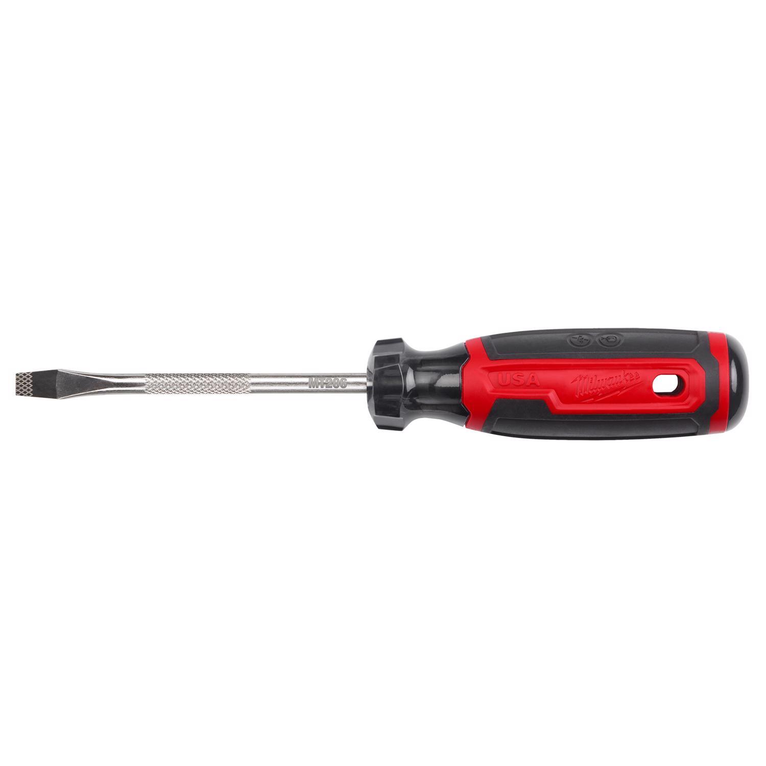 Milwaukee 1/4 in. Slotted Made in USA Screwdriver 1 pk