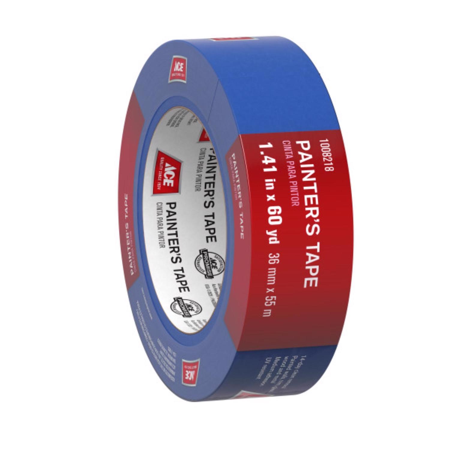 Ace Clean Release 1.41 in. W X 60 yd L Blue Medium Strength Painter's Tape 1 pk