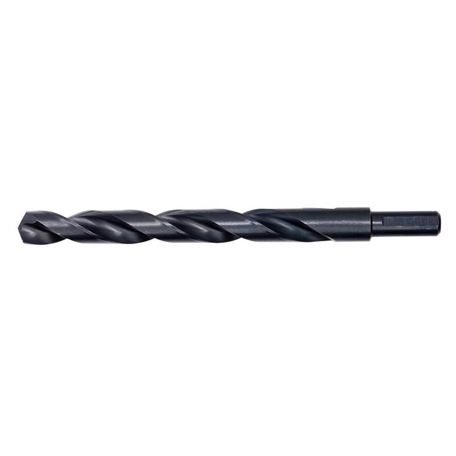 Milwaukee Thunderbolt 1/2 in. X 6 in. L Black Oxide Drill Bit 3-Flat Shank 1 pc