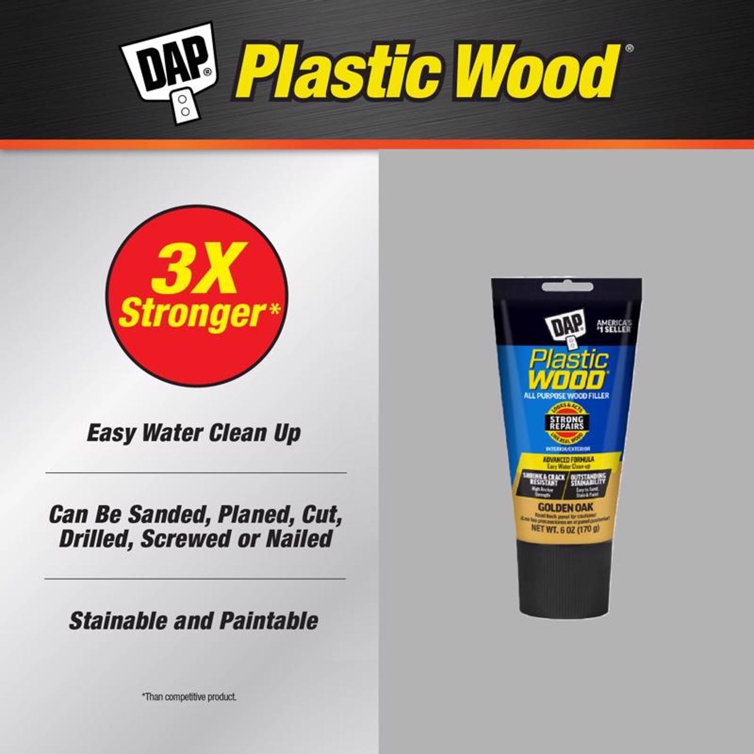 DAP Plastic Wood Golden Oak Wood Filler 6 oz