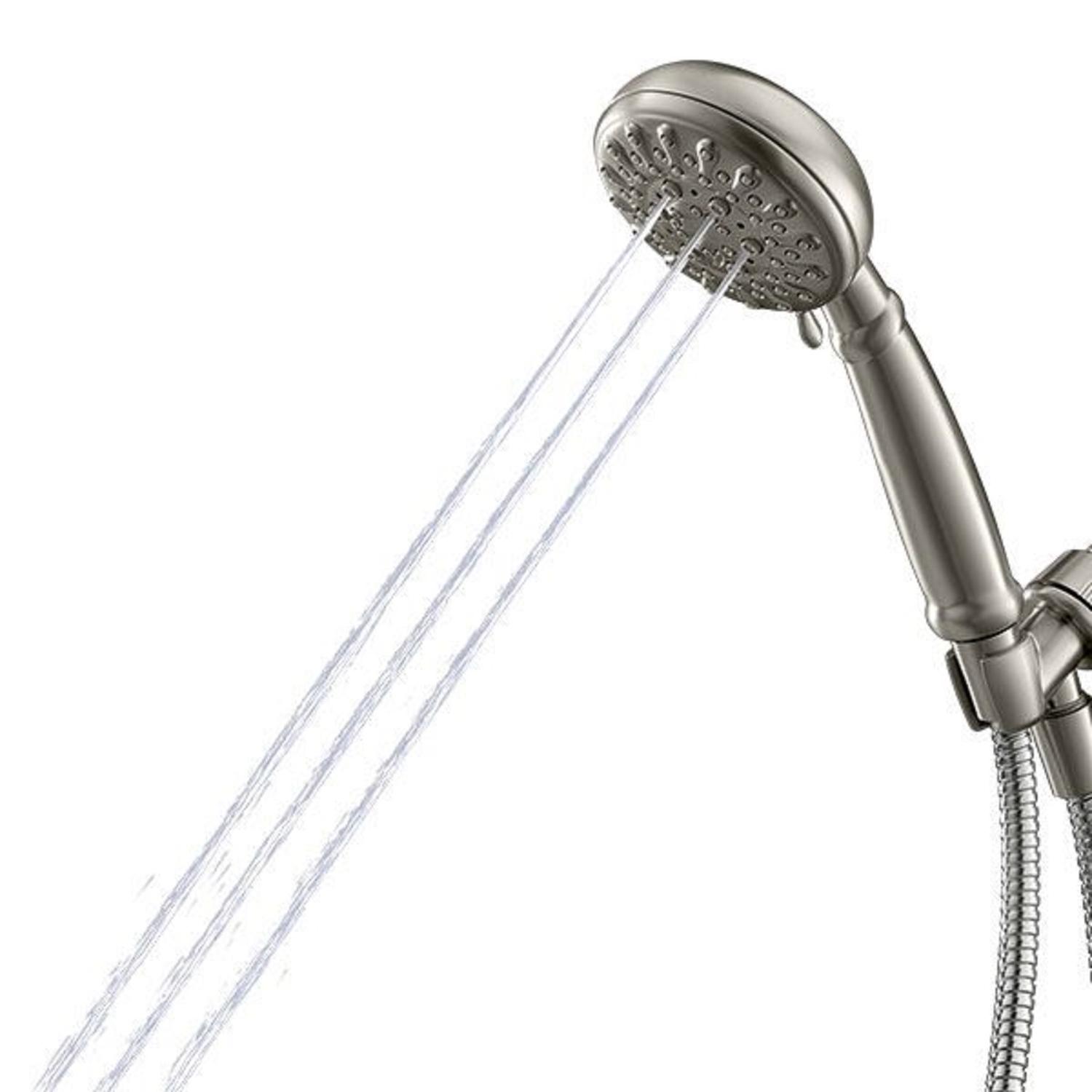 Moen Banbury Brushed Nickel 5 settings Handheld Showerhead 1.75 gpm