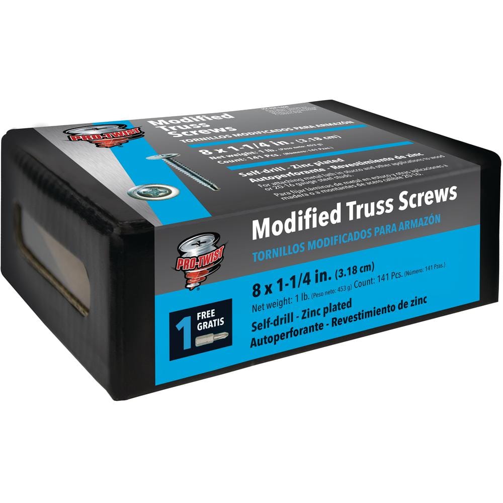 Pro-Twist SelfDrill Screw Mod Truss 8 x 1-1/4" 1#