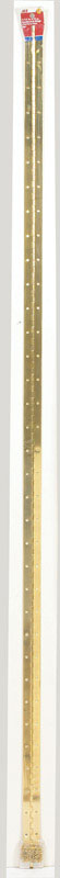 Ace 1-1/2 in. W x 72 in. L Continuous Hinge Bright Brass