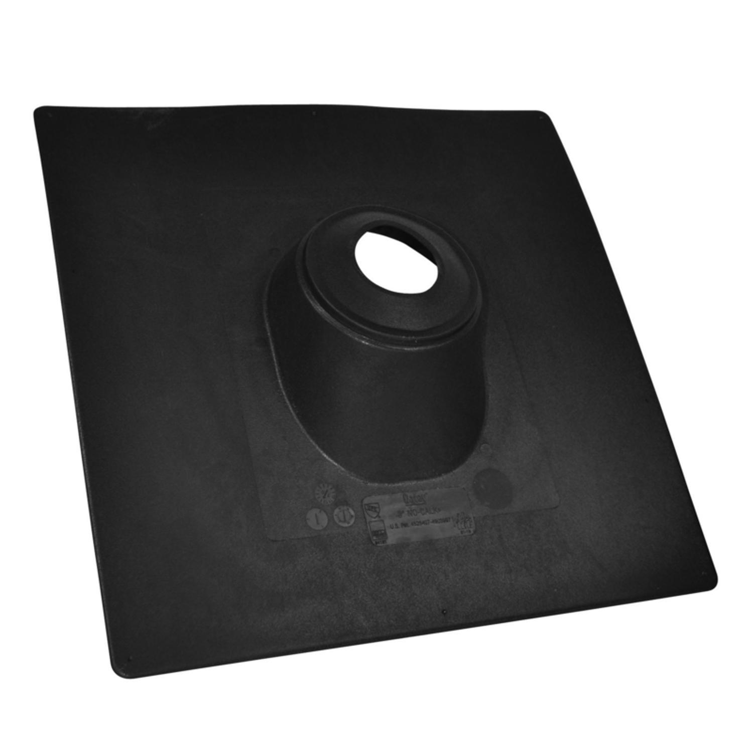 Oatey No-Calk 9-1/4 in. W X 2 in. L Plastic Roof Flashing Black