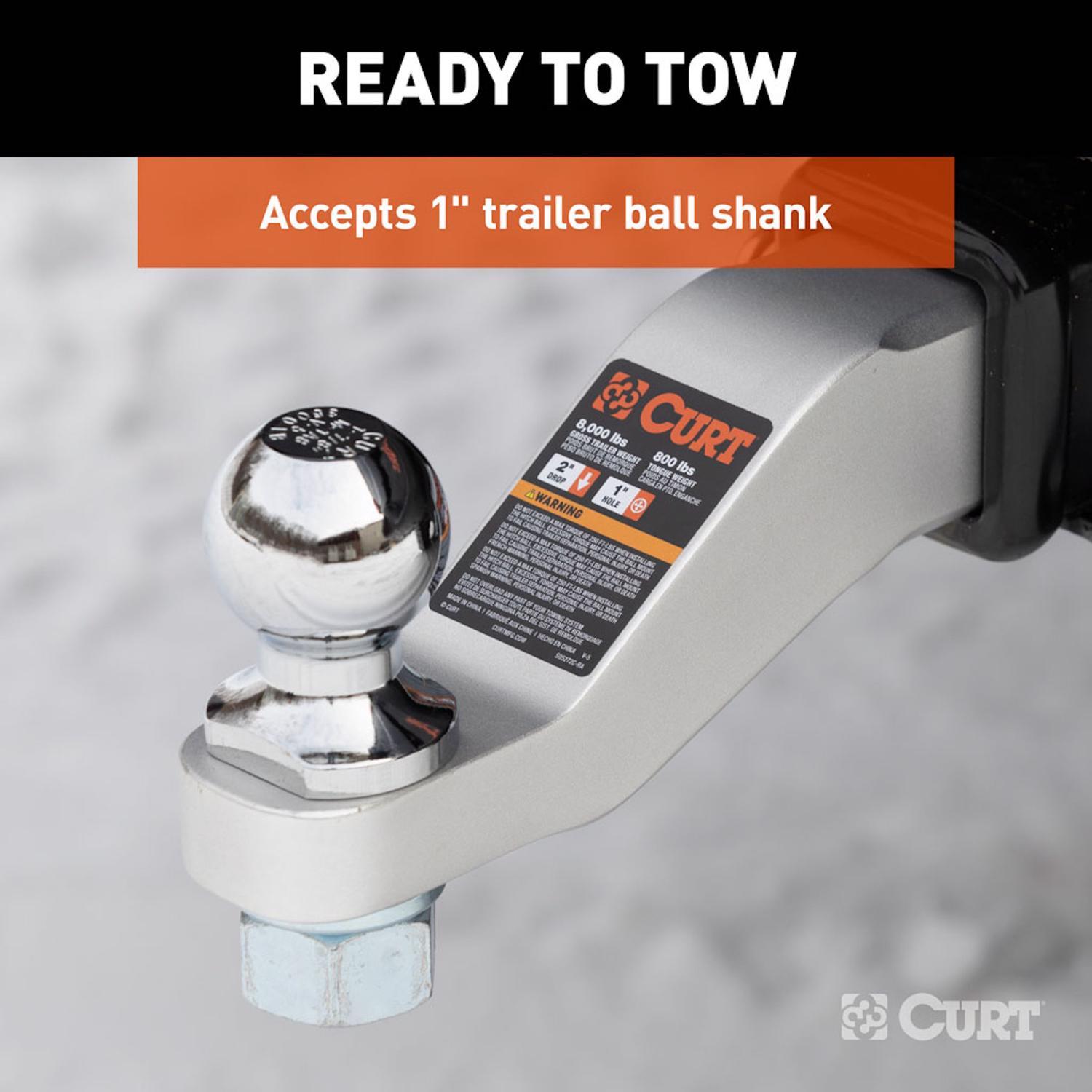 CURT 8000 lb. cap. Ball Mount