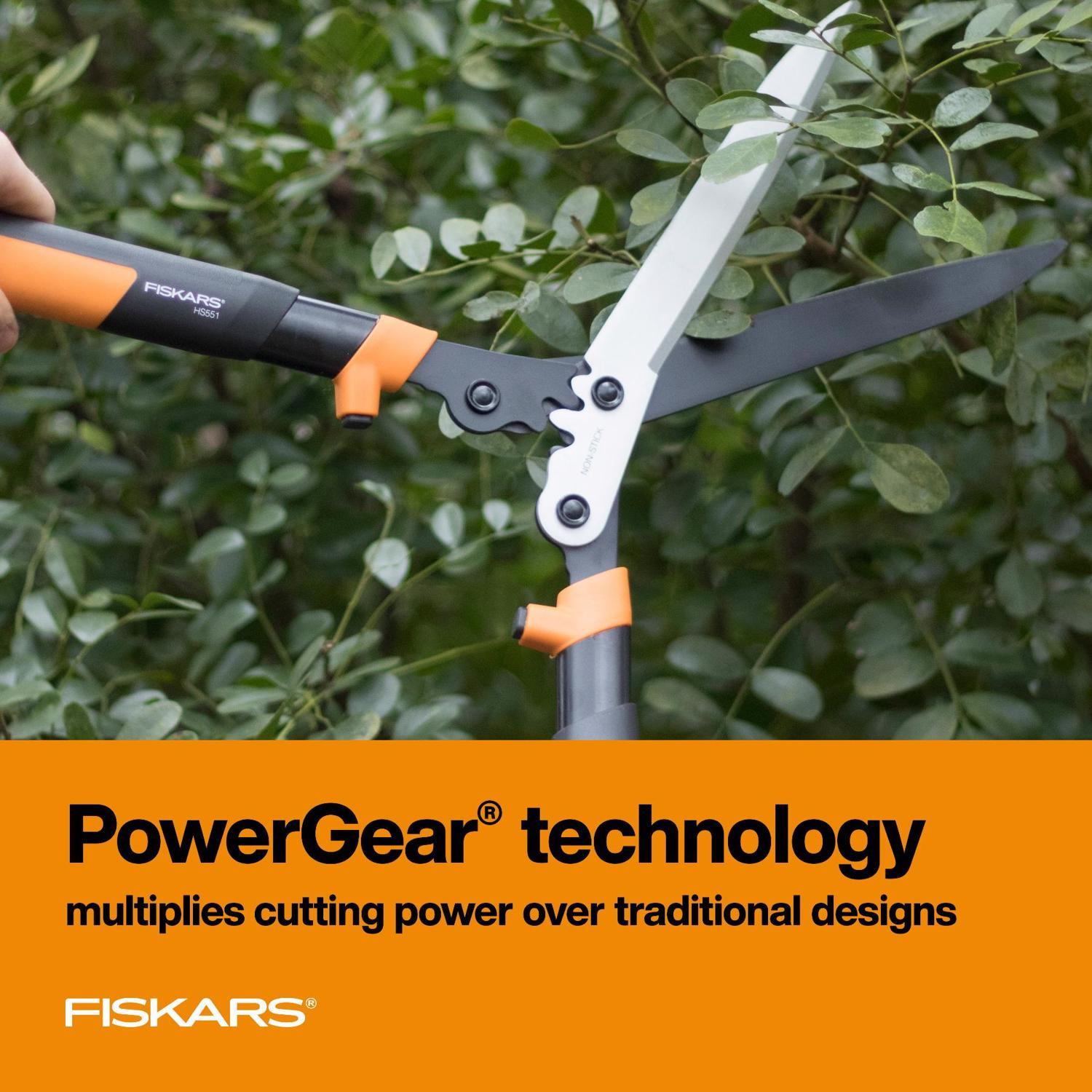 Fiskars 23 in. Steel Straight Edge Hedge Shears