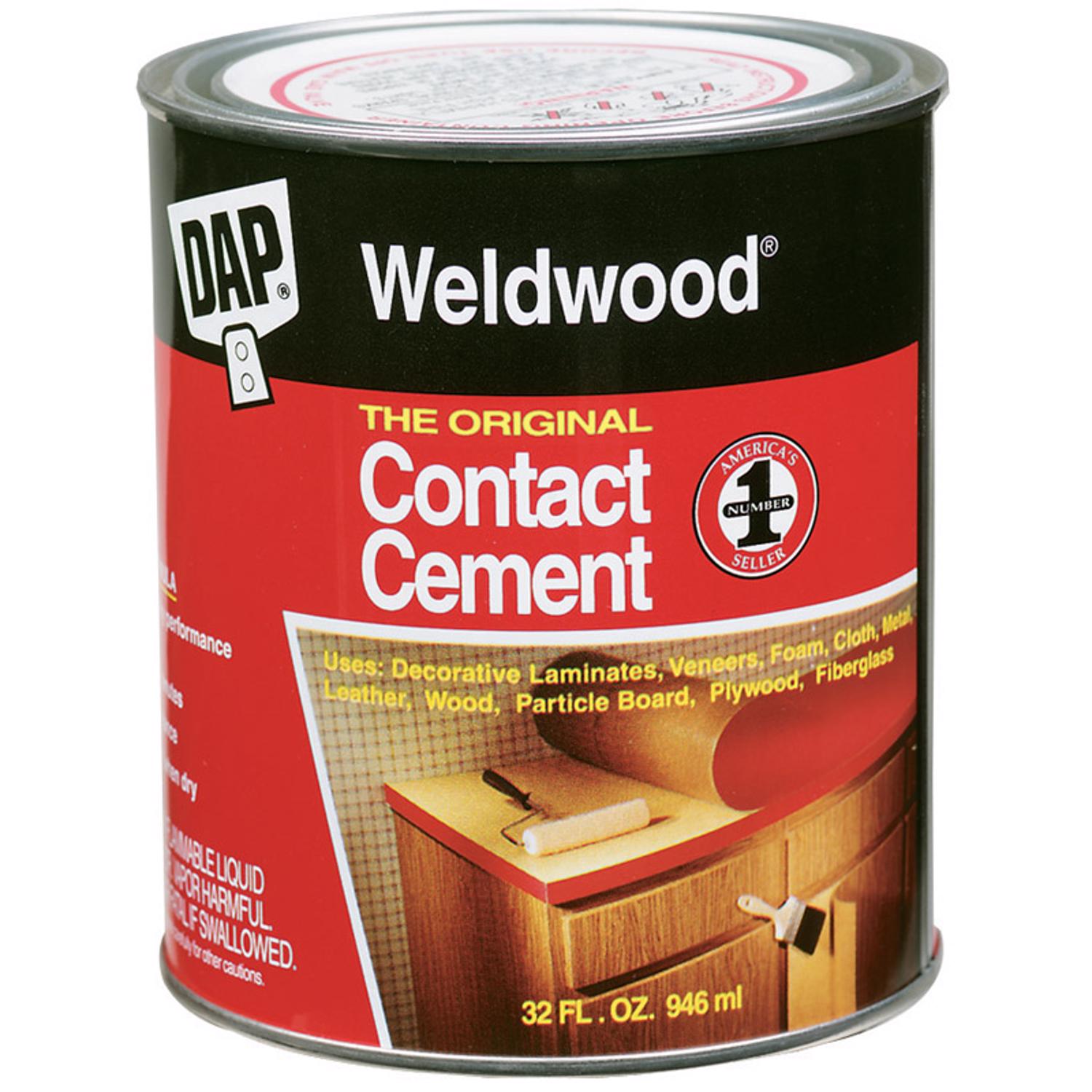 DAP Weldwood High Strength Rubber Contact Cement 1 qt